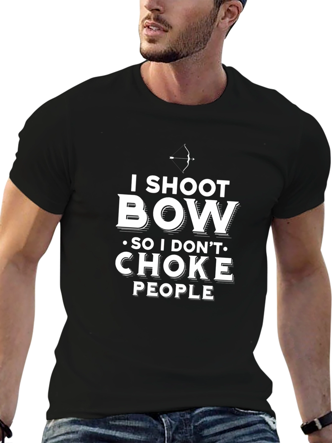 I Shoot Bow So I Dont Choke People T-Shirt