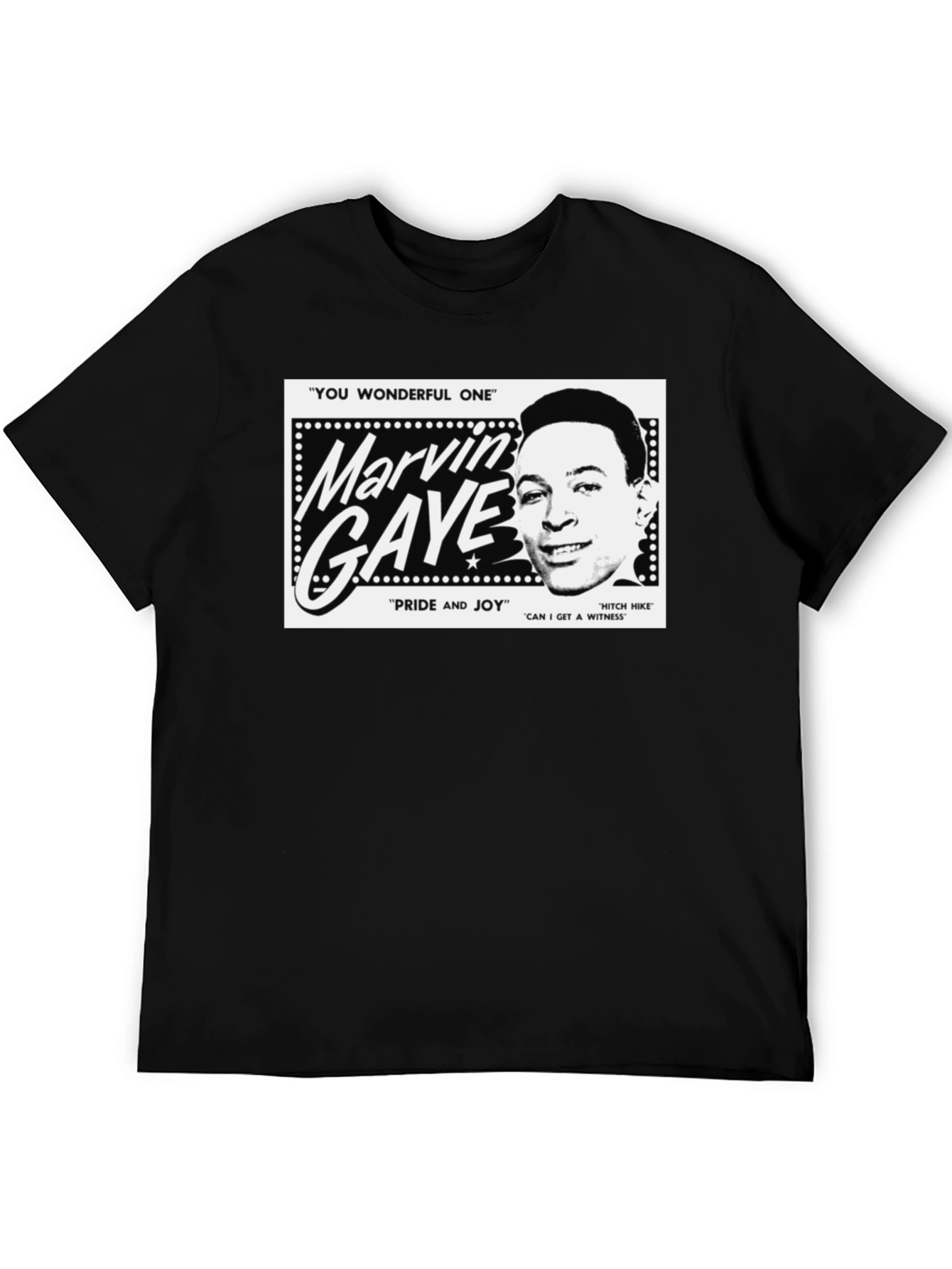 Marvin Gaye Graphic T-Shirt - Soulful Style