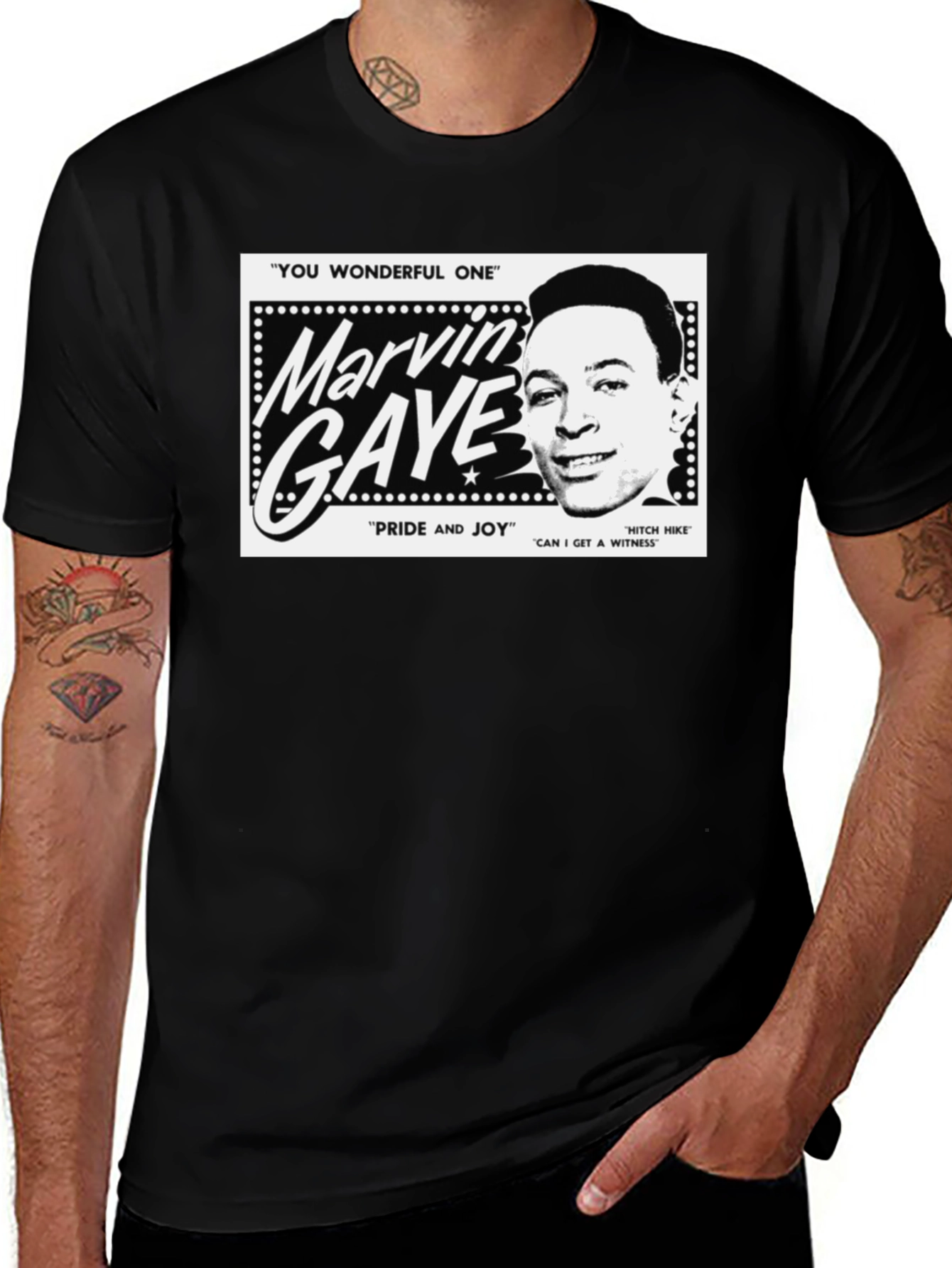 Marvin Gaye Graphic T-Shirt - Soulful Style