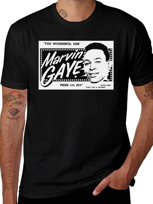 Marvin Gaye Graphic T-Shirt - Soulful Style