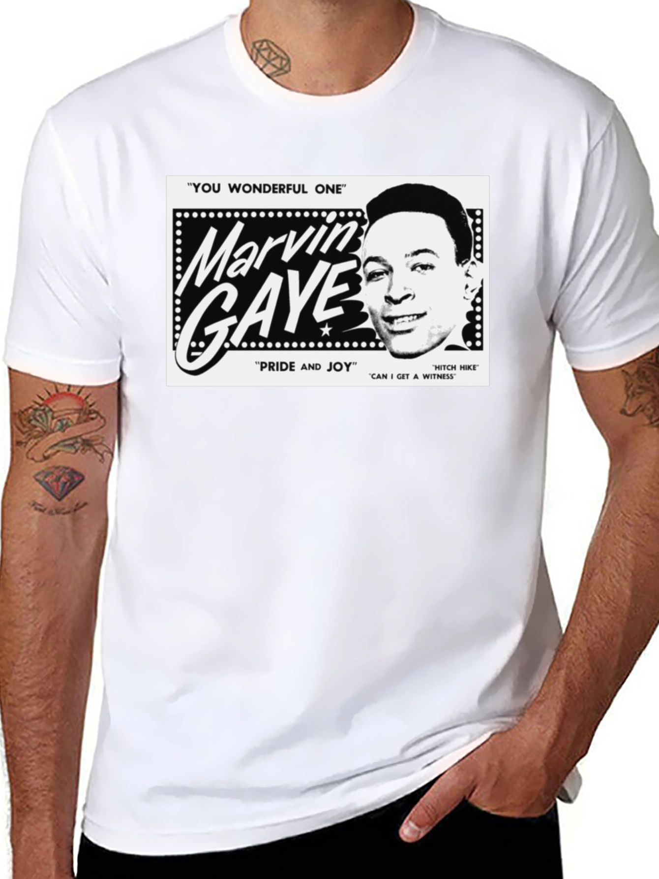 Marvin Gaye Graphic T-Shirt - Soulful Style