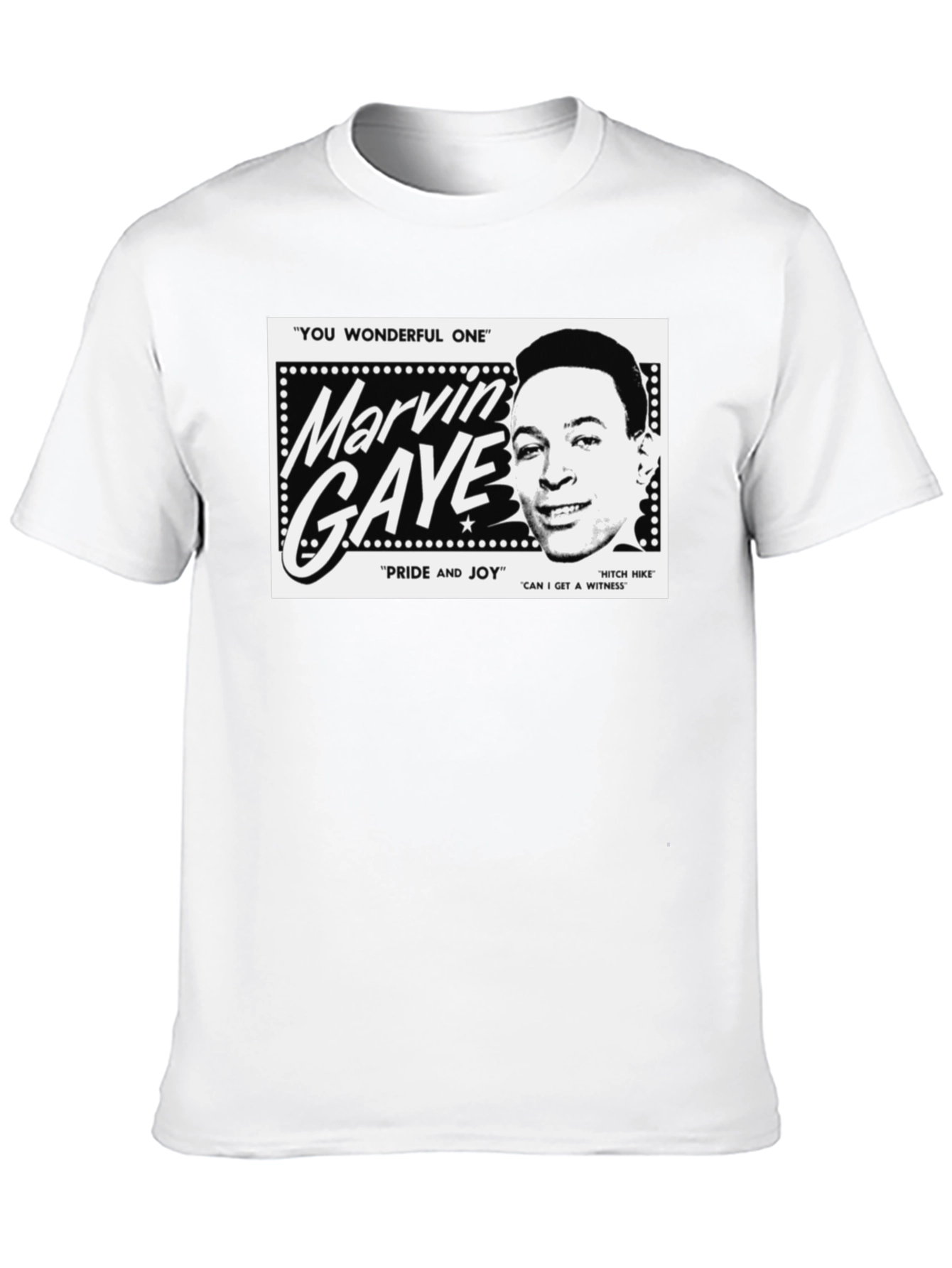 Marvin Gaye Graphic T-Shirt - Soulful Style