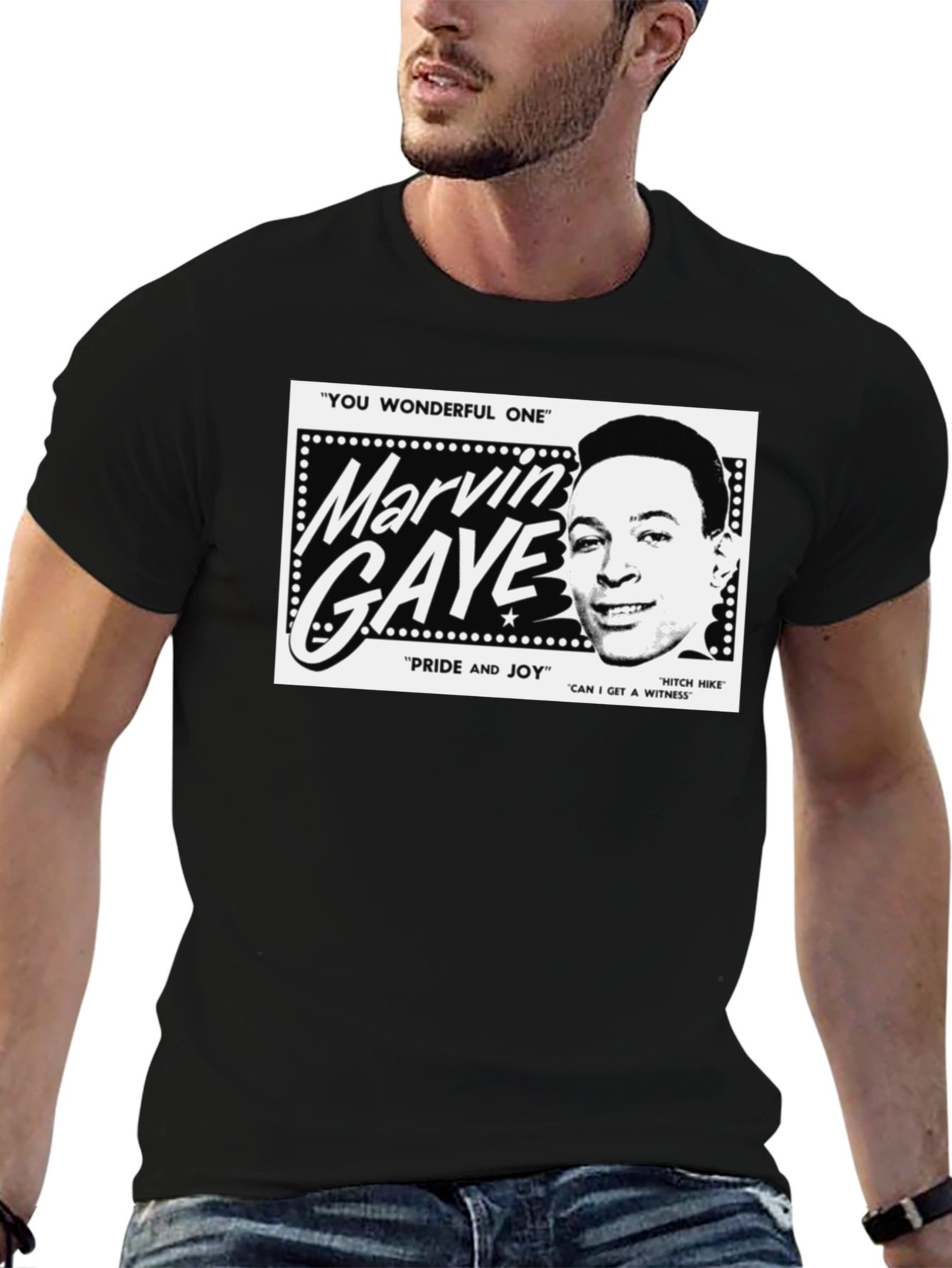 Marvin Gaye Graphic T-Shirt - Soulful Style