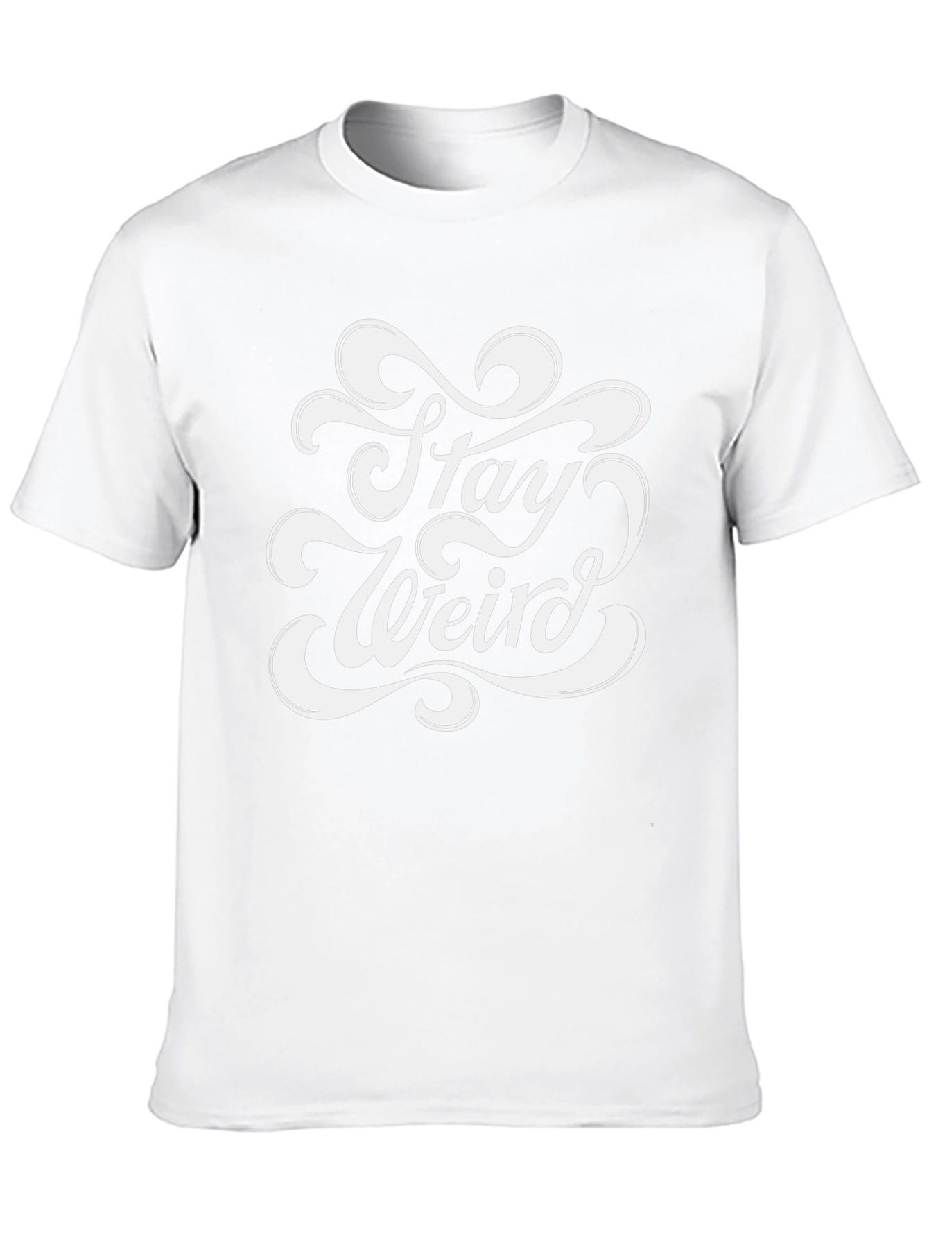 Stay Weird Graphic Tee - Mens Black T-Shirt