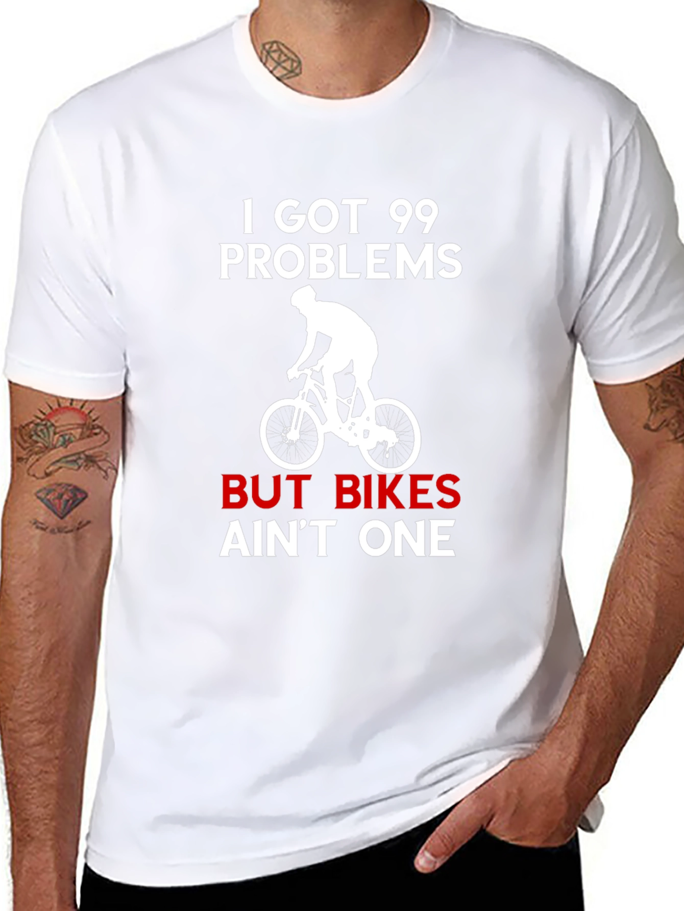 99 Problems But Bikes T-Shirt: Cycling Humor