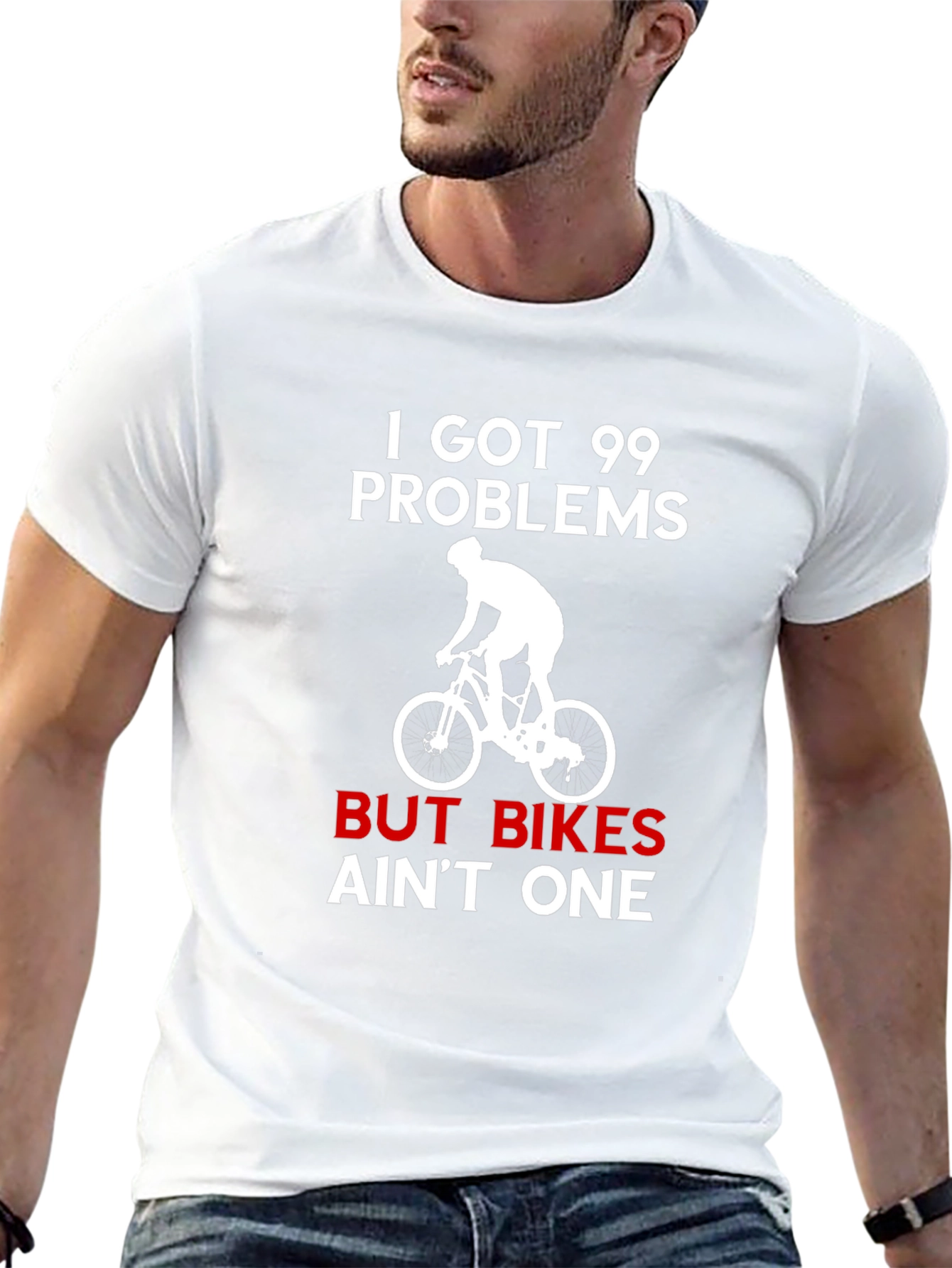 99 Problems But Bikes T-Shirt: Cycling Humor