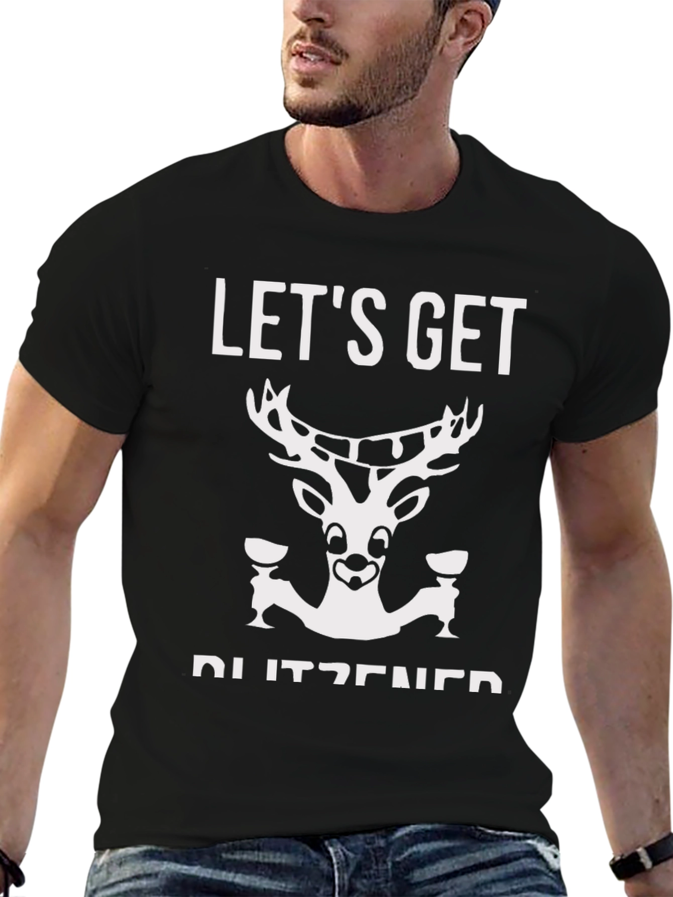 Lets Get Blitzened Black T-Shirt