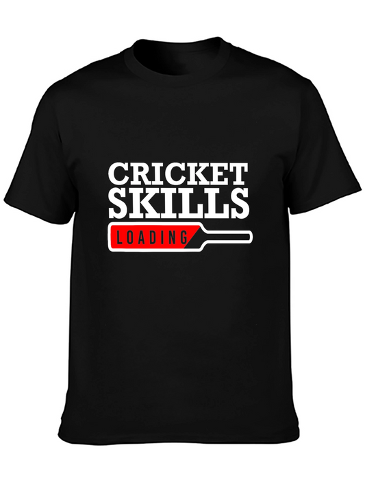 Cricket Skills Loading T-Shirt - Black