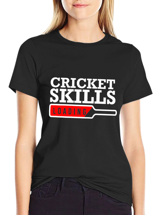 Cricket Skills Loading T-Shirt - Black