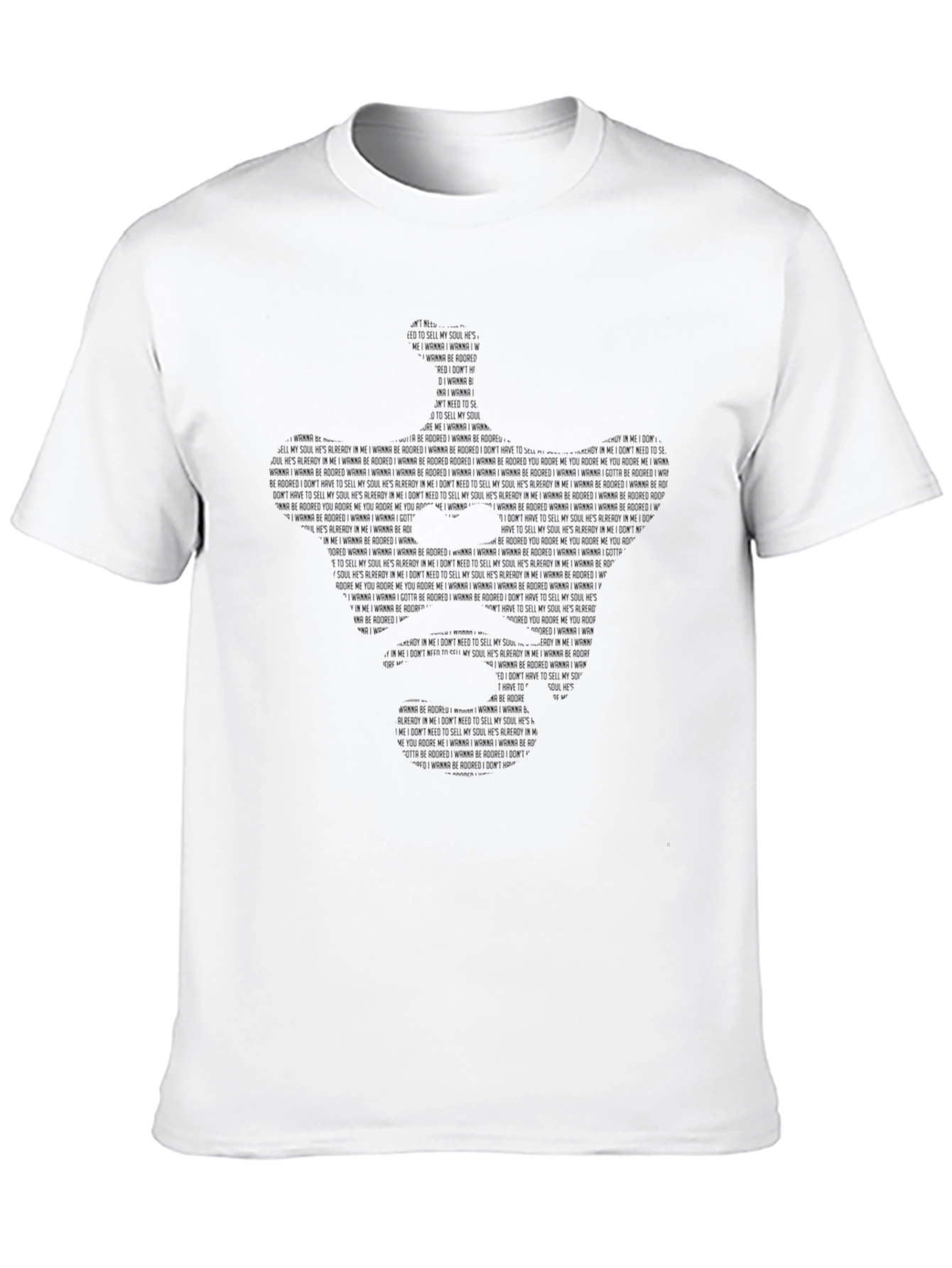 Typography Silhouette Tee - Express Yourself