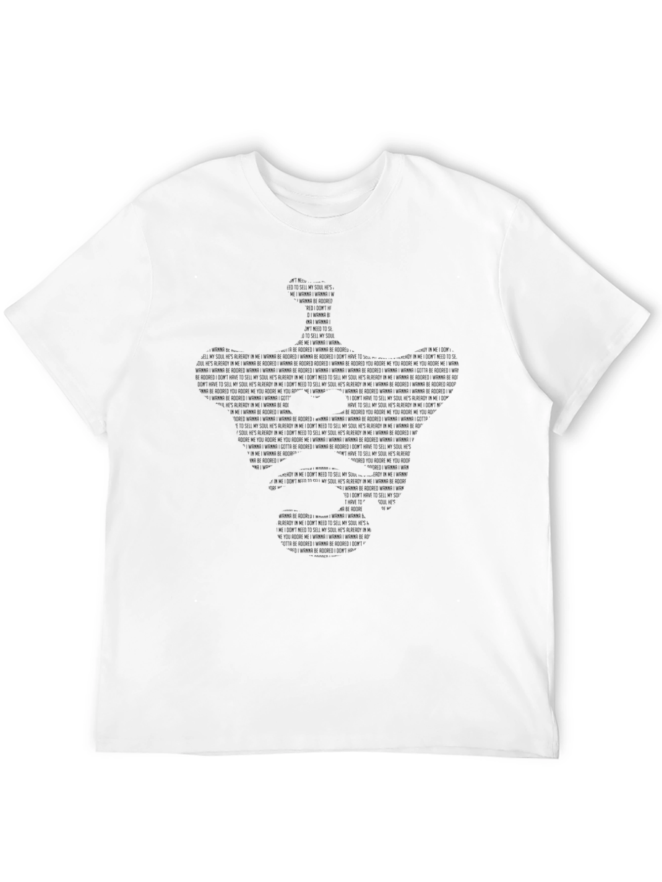 Typography Silhouette Tee - Express Yourself
