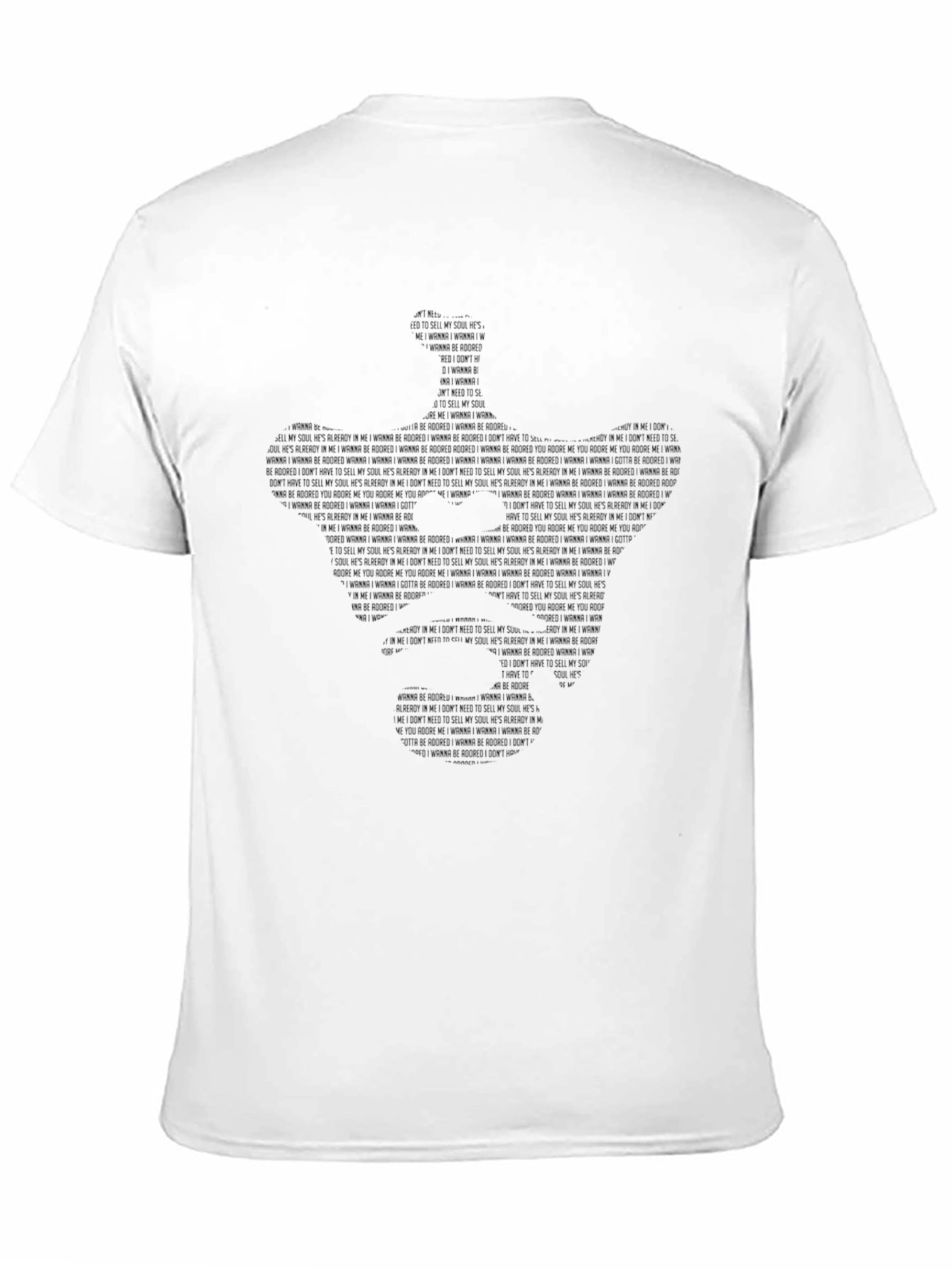 Typography Silhouette Tee - Express Yourself