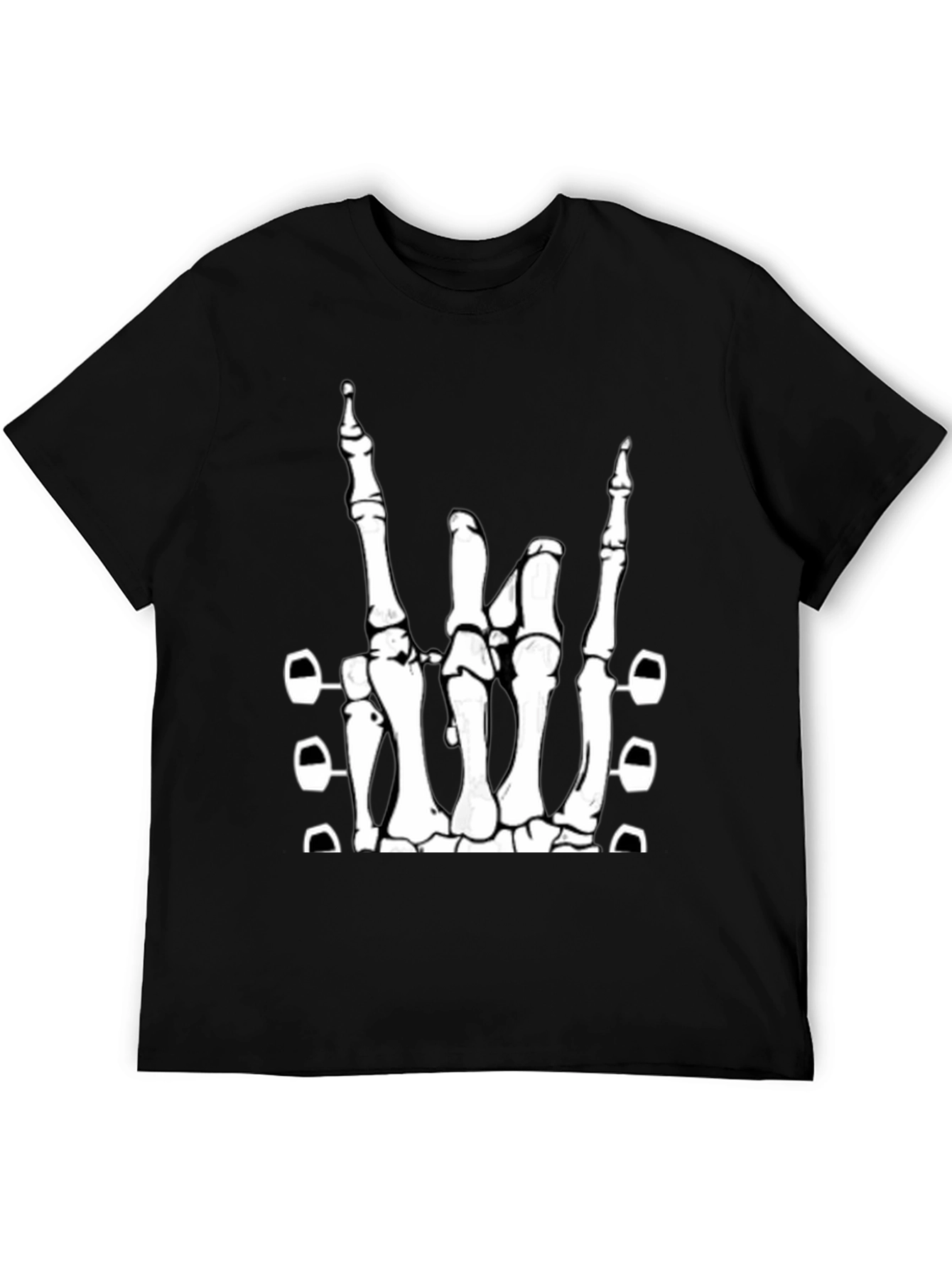 Rock On Skeleton Hand T-Shirt
