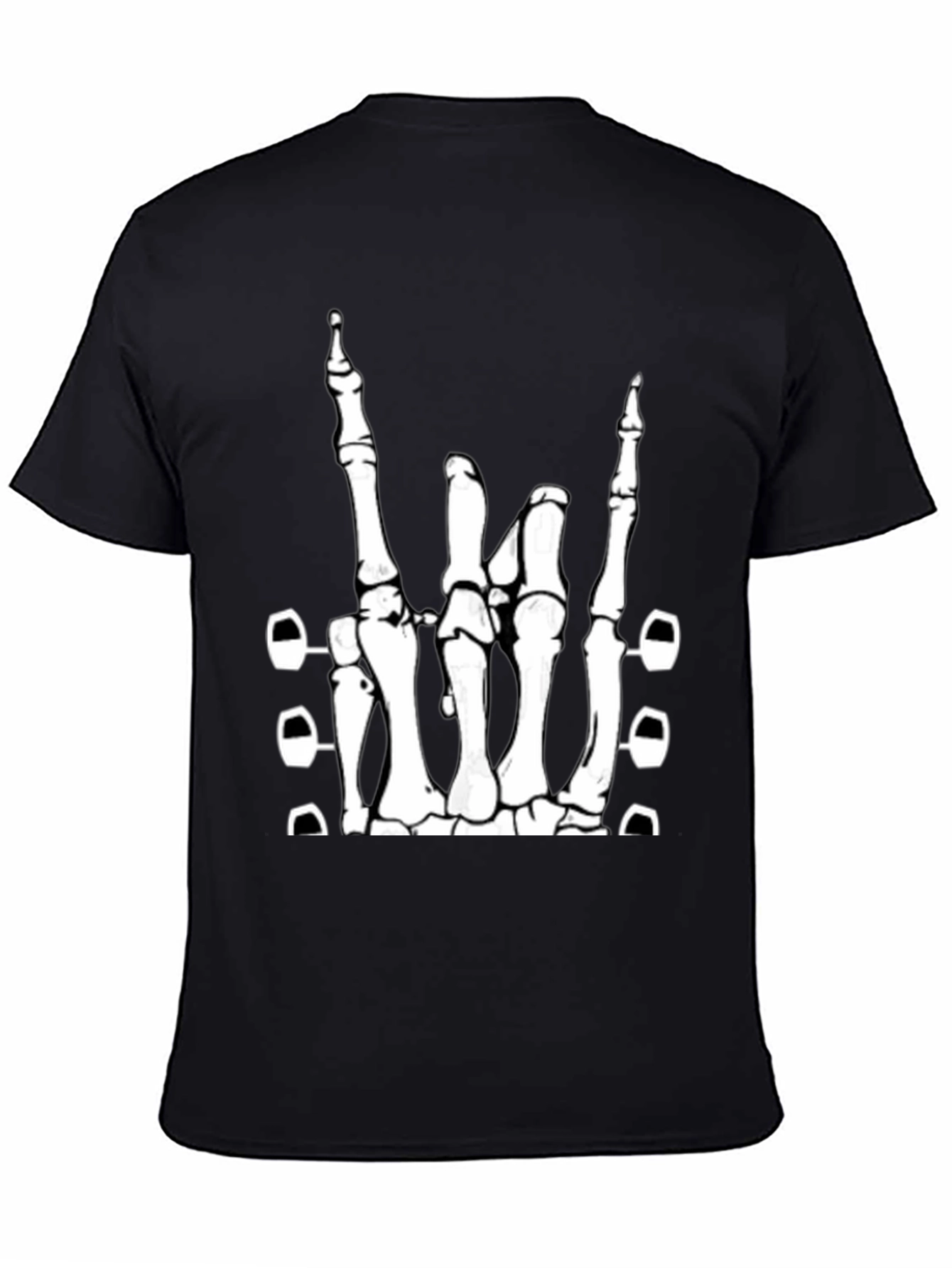 Rock On Skeleton Hand T-Shirt