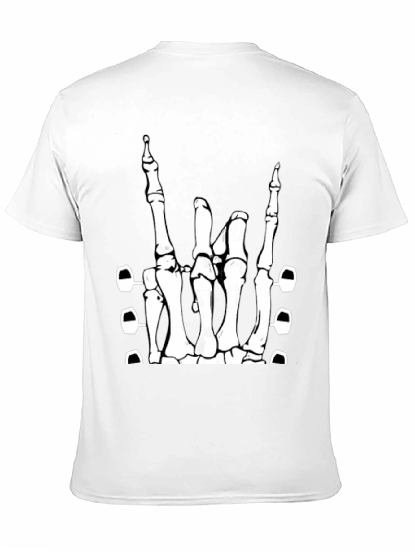 Rock On Skeleton Hand T-Shirt