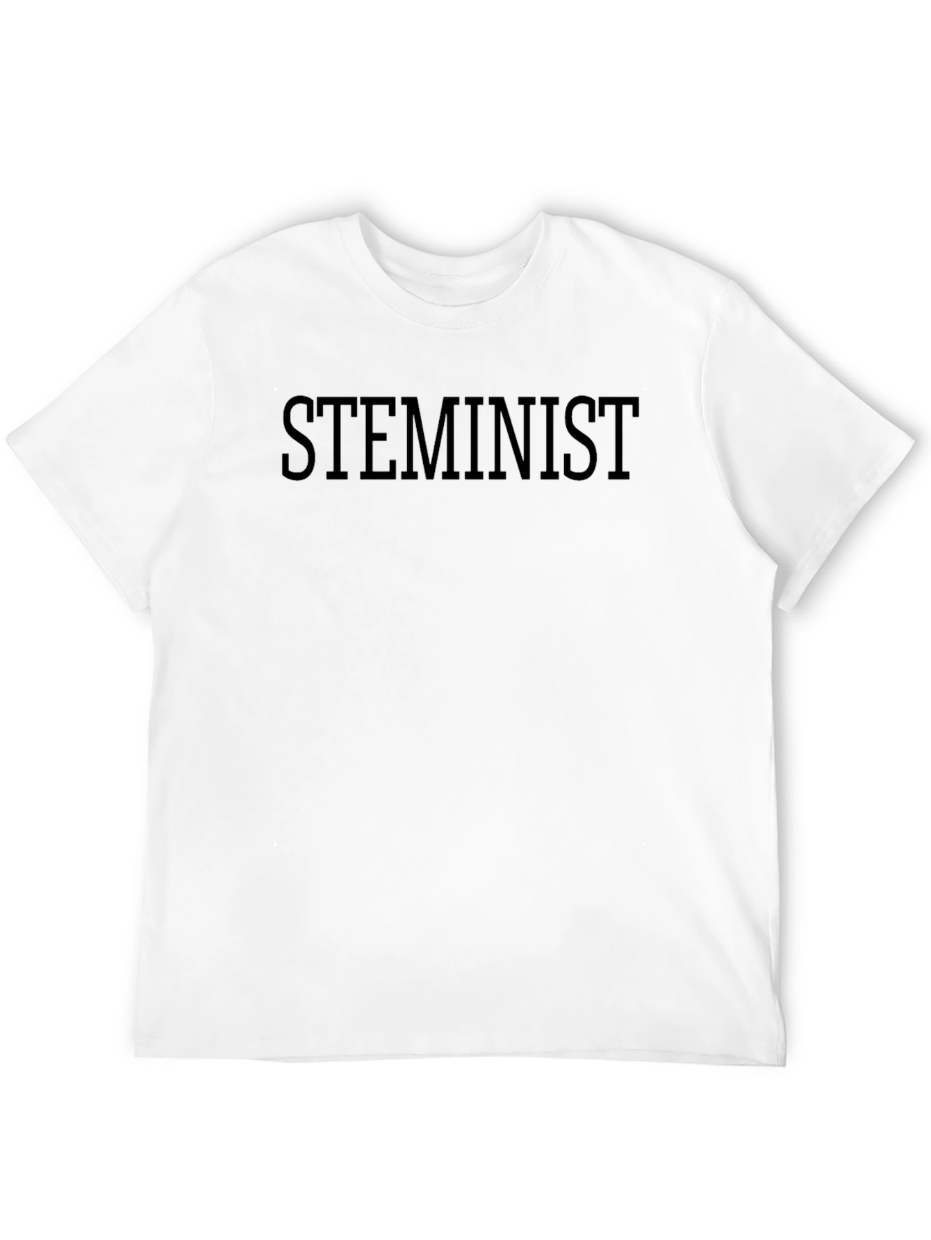 STEMinist Black T-Shirt - Science & Feminism