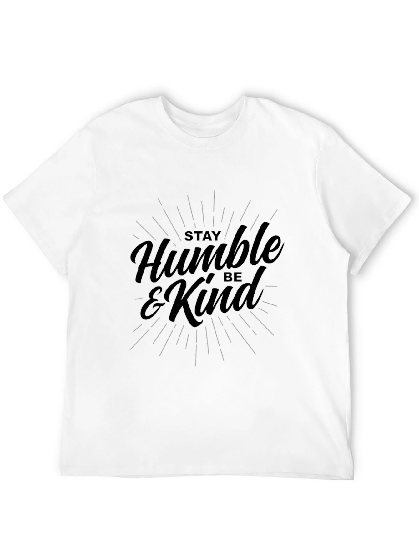 Stay Humble & Kind Black Graphic Tee