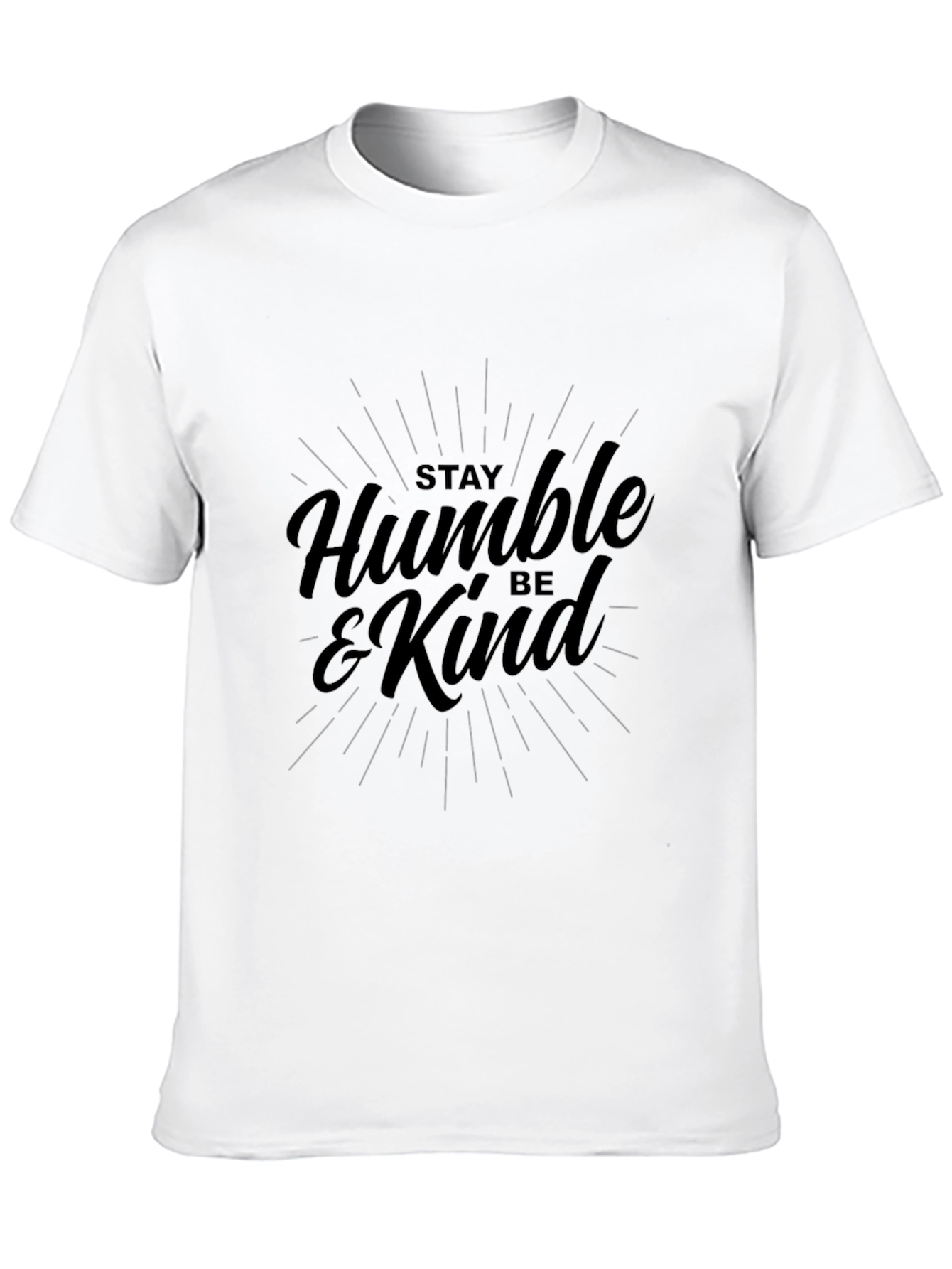 Stay Humble & Kind Black Graphic Tee