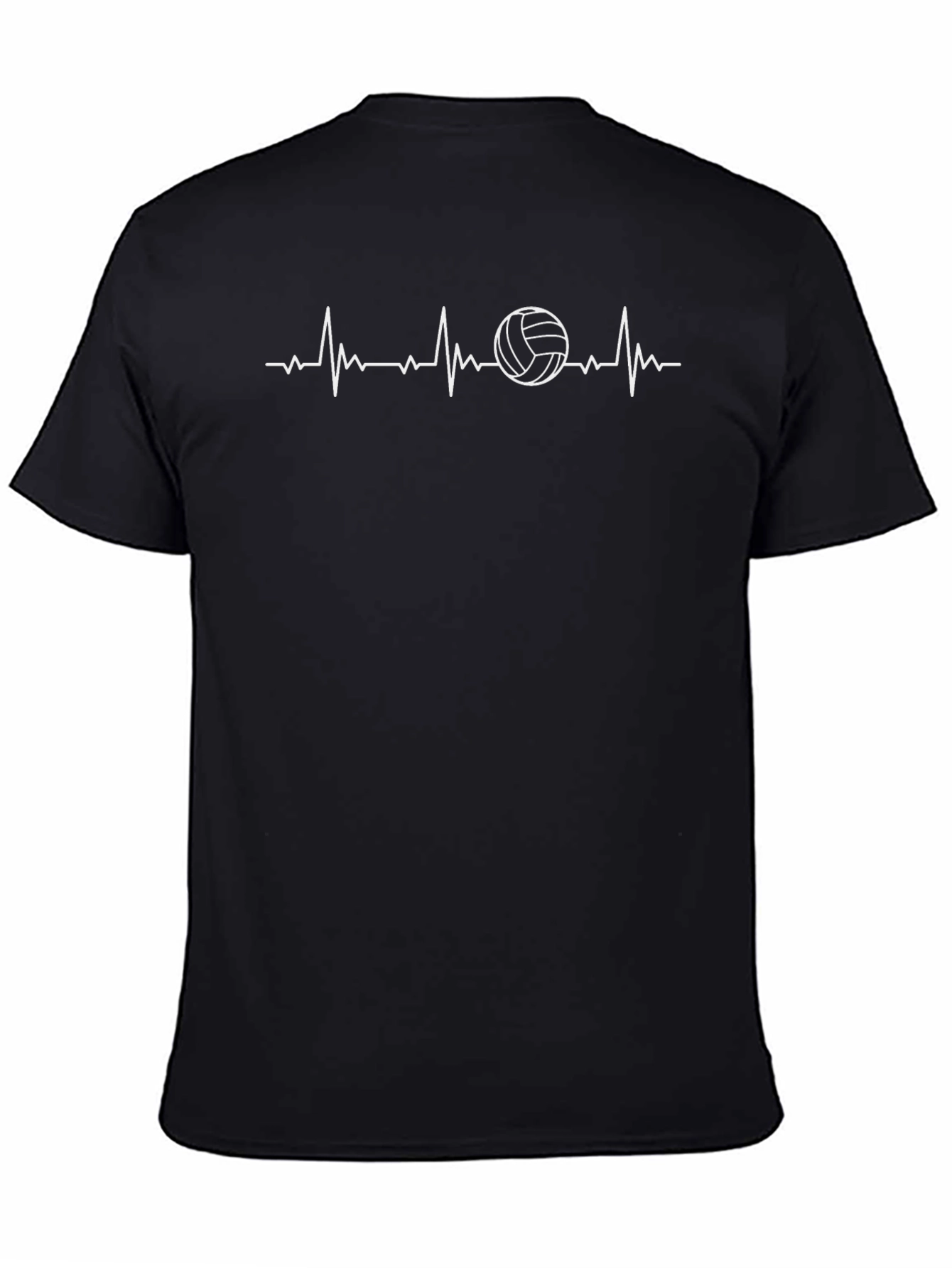Volleyball Heartbeat T-Shirt - Sporty & Unique!