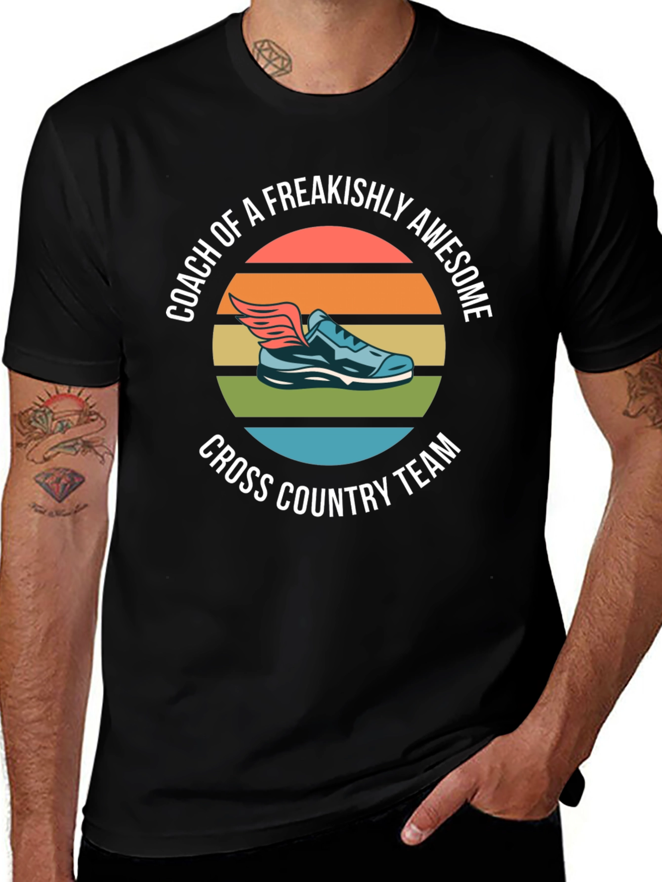 Coach of a Freakishly Awesome Cross Country Team T-Shirt