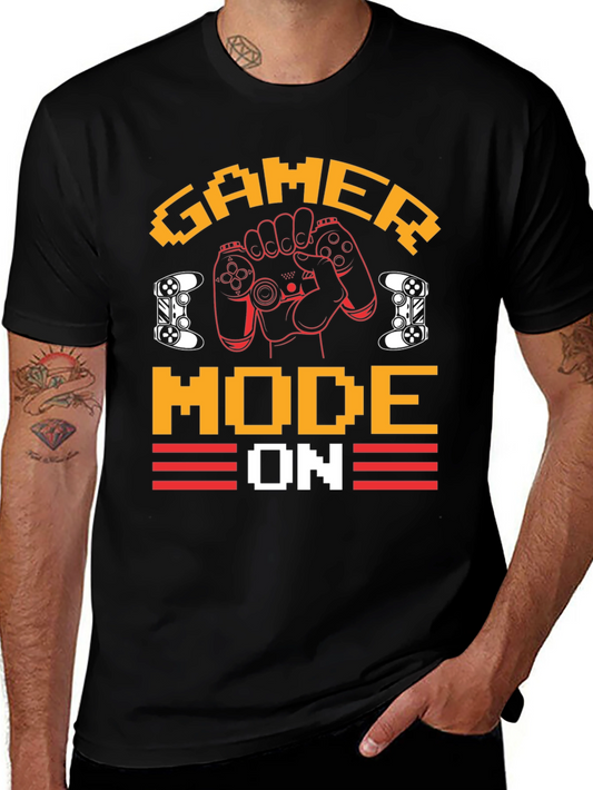 Gamer Mode On Pixelated T-Shirt