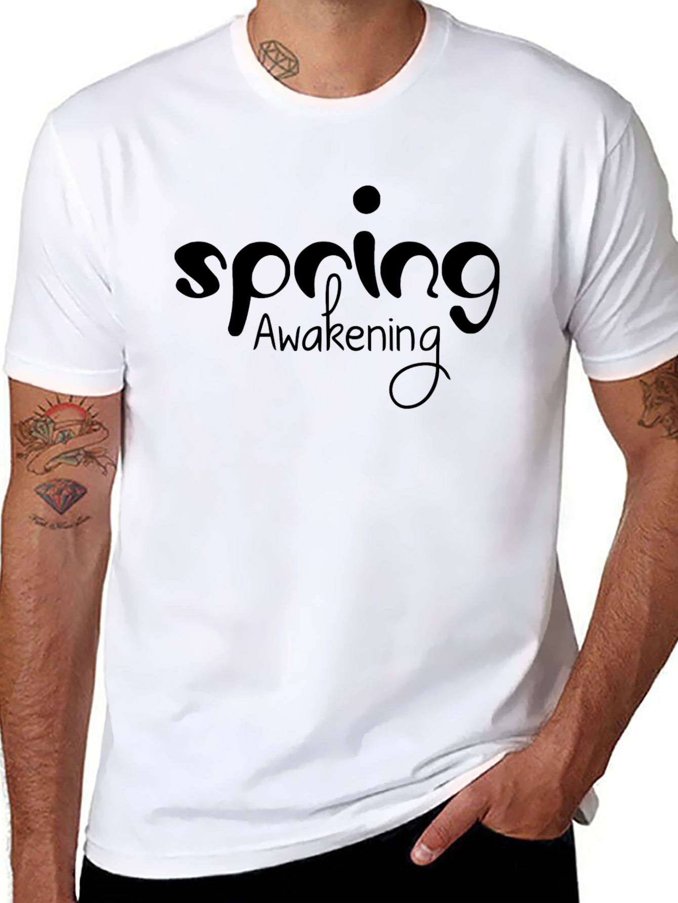 Spring Awakening Black T-Shirt