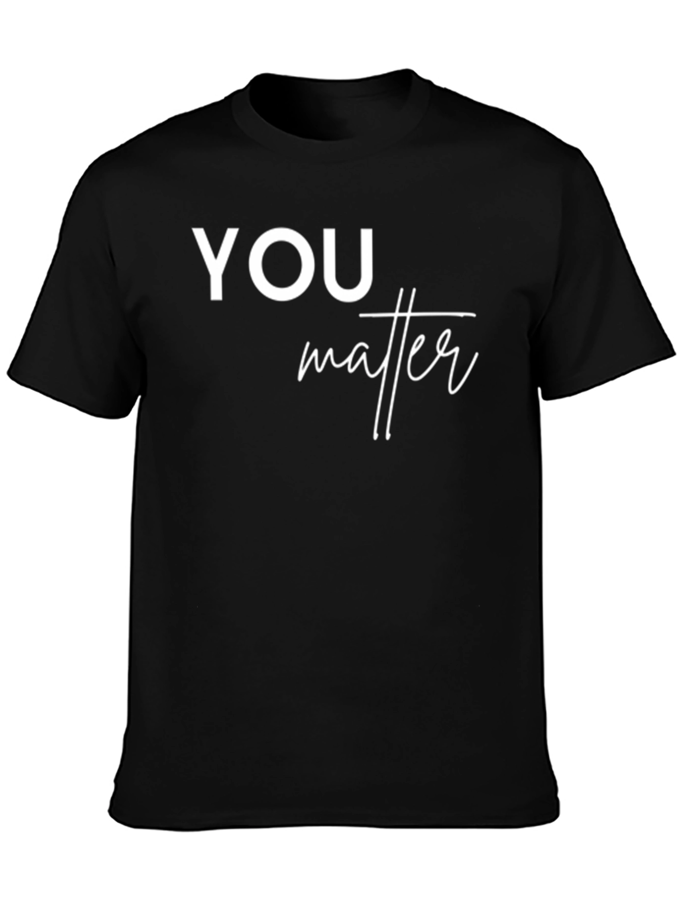 You Matter Black Graphic Tee
