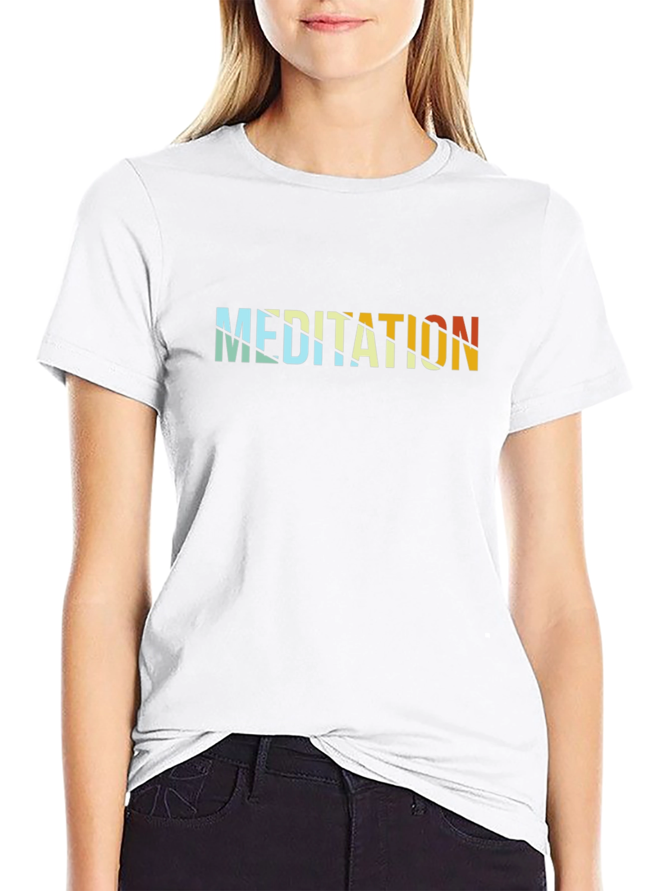 Meditation T-Shirt Stylish Graphic Tee