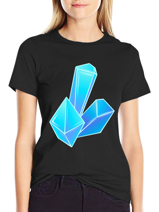 Crystal Gem Graphic Tee - Black Unisex T-Shirt