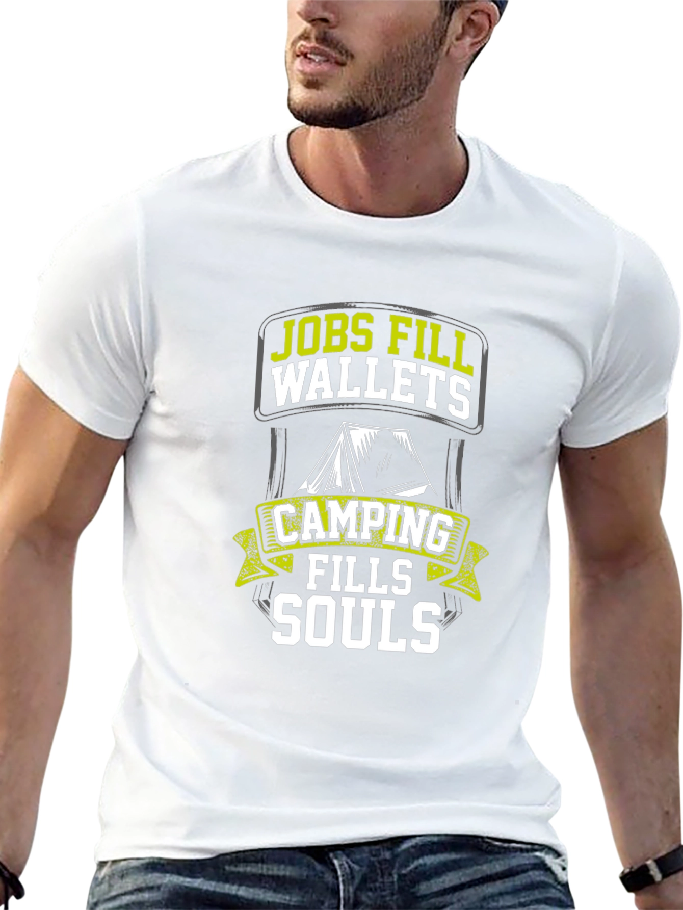 Camping Fills Souls T-Shirt - Outdoor Adventure Tee