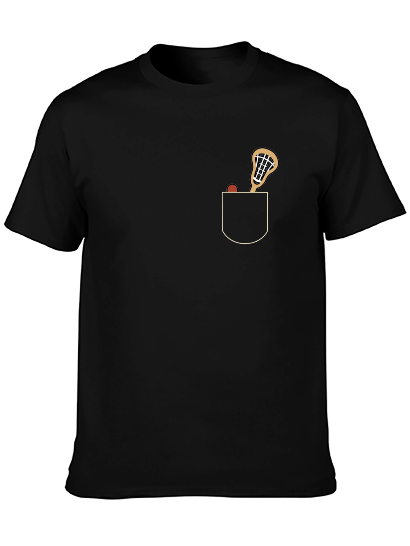 Lacrosse Pocket Graphic Tee - Cool Casual Style