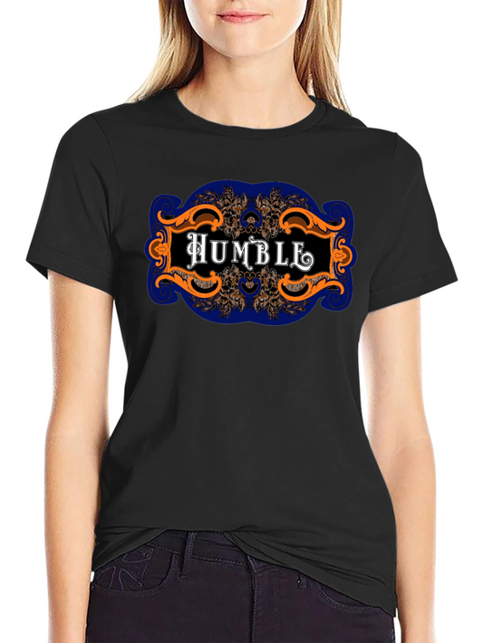 Humble Graphic Print Black Tee