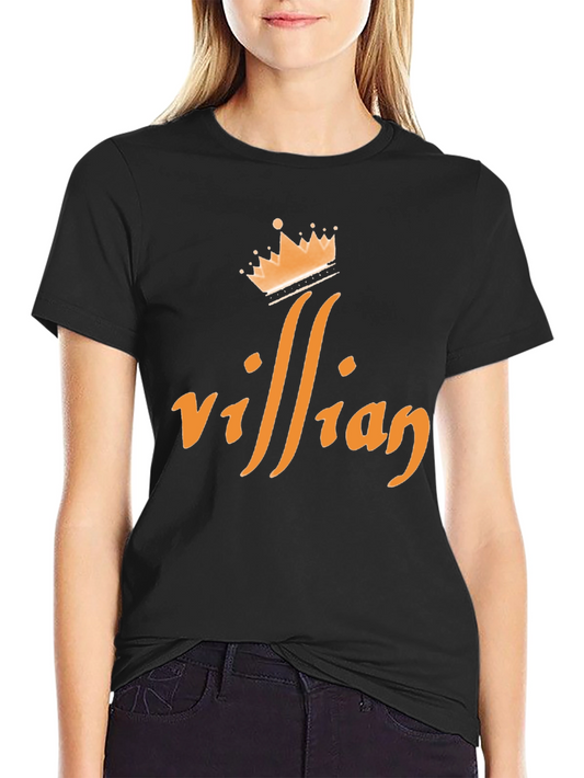 Villain Crown Graphic T-Shirt - Black