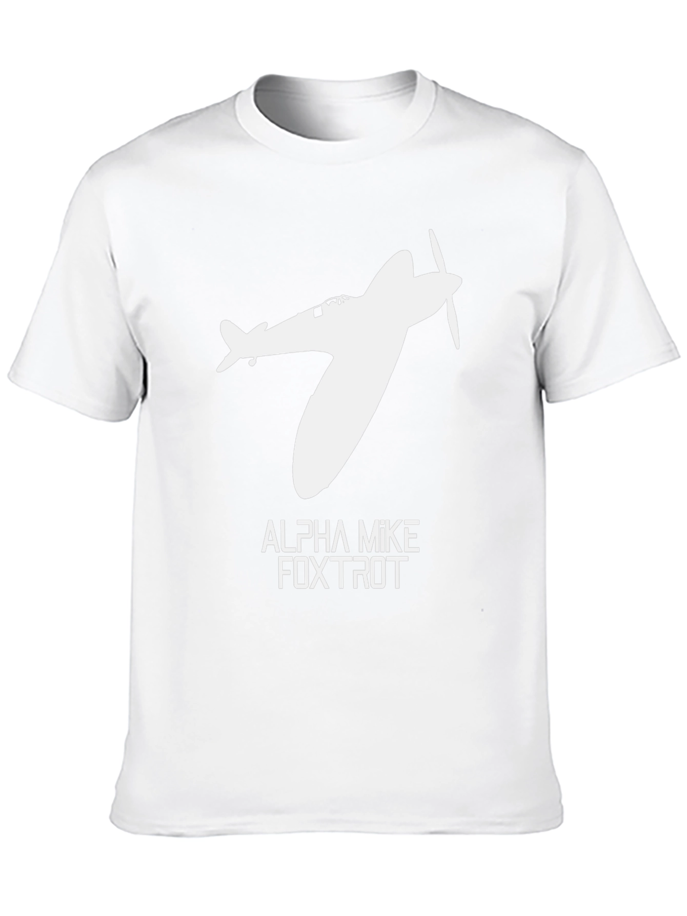 Spitfire Plane T-Shirt - Alpha Mike Foxtrot