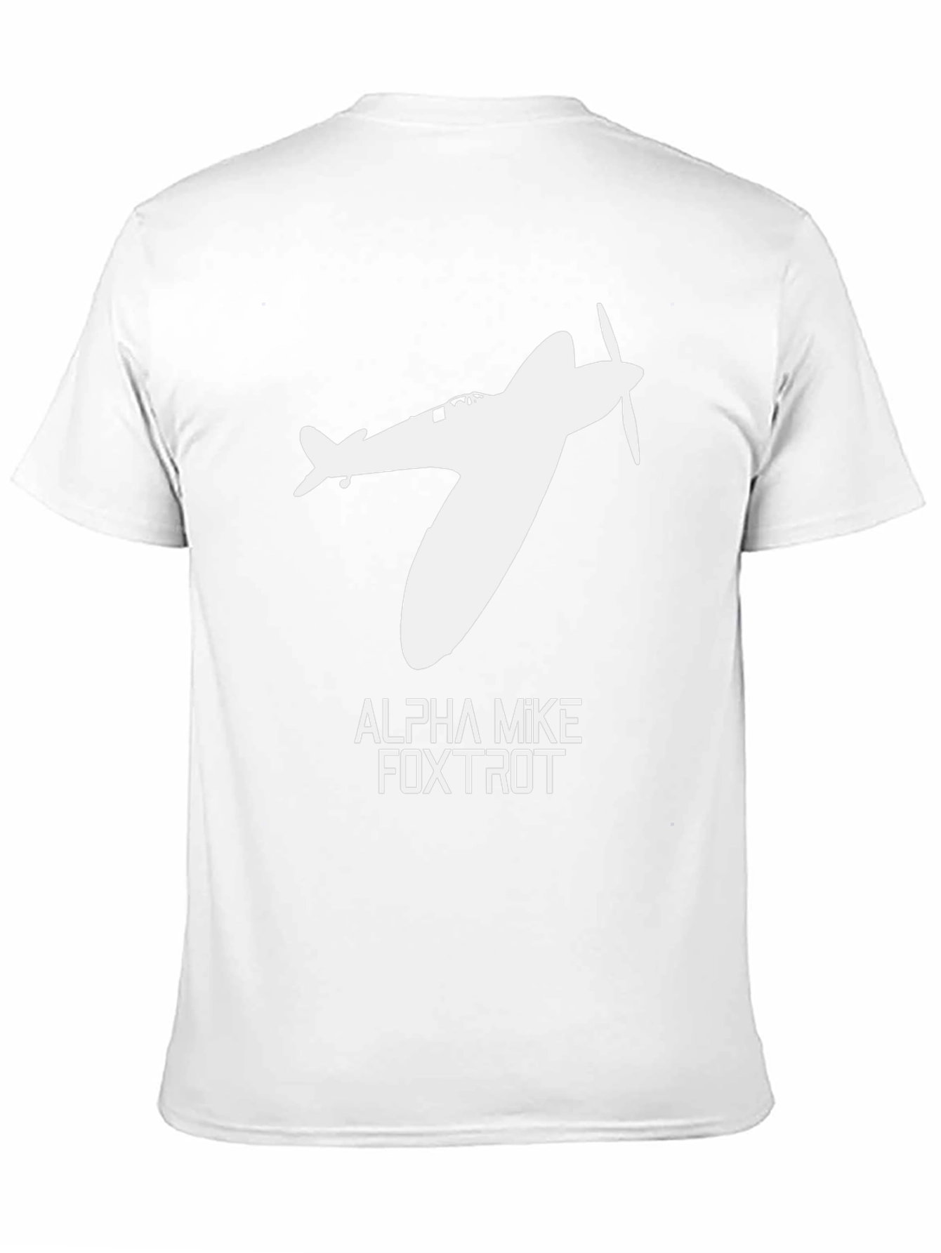 Spitfire Plane T-Shirt - Alpha Mike Foxtrot