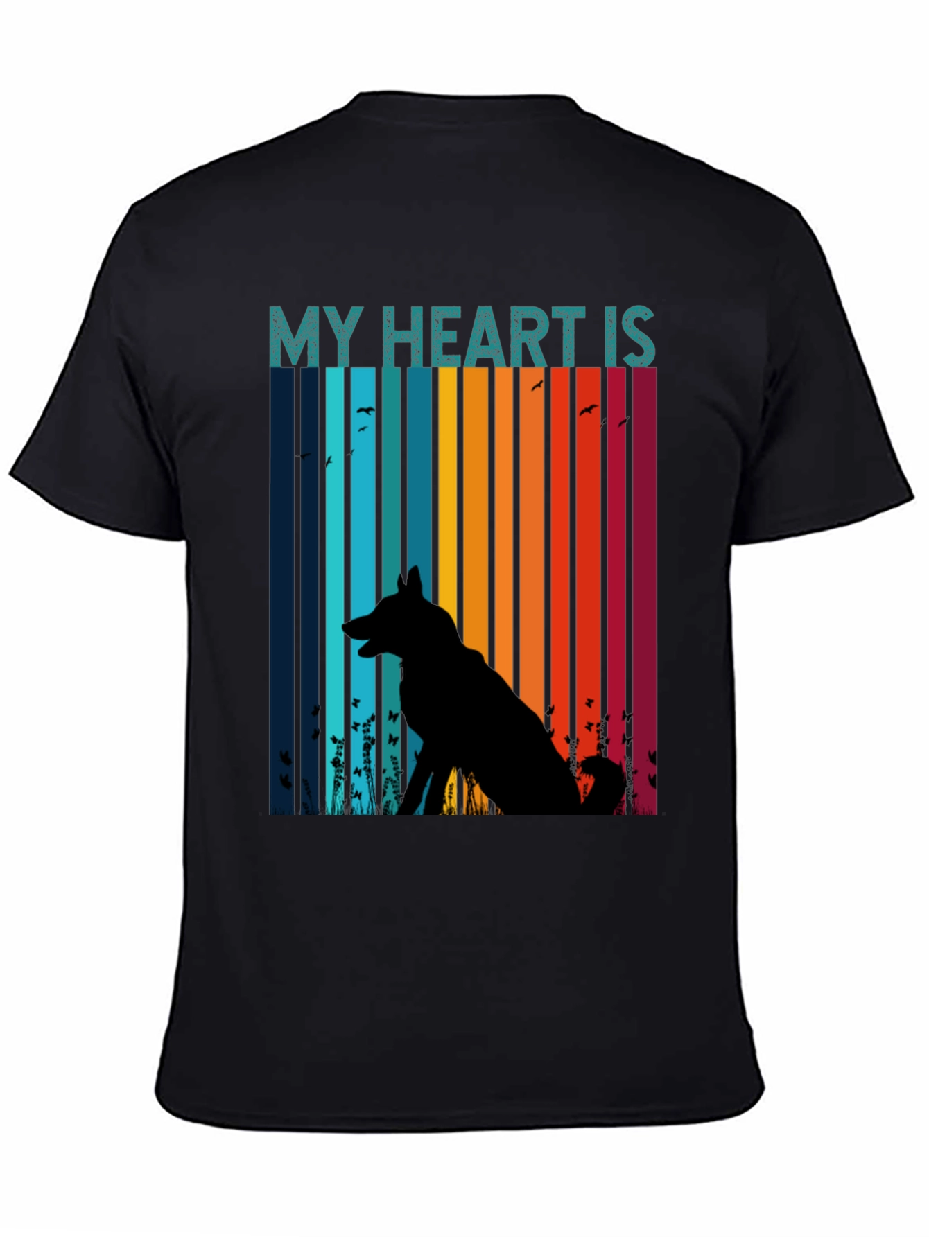 My Heart Is With My Dog Unisex T-Shirt