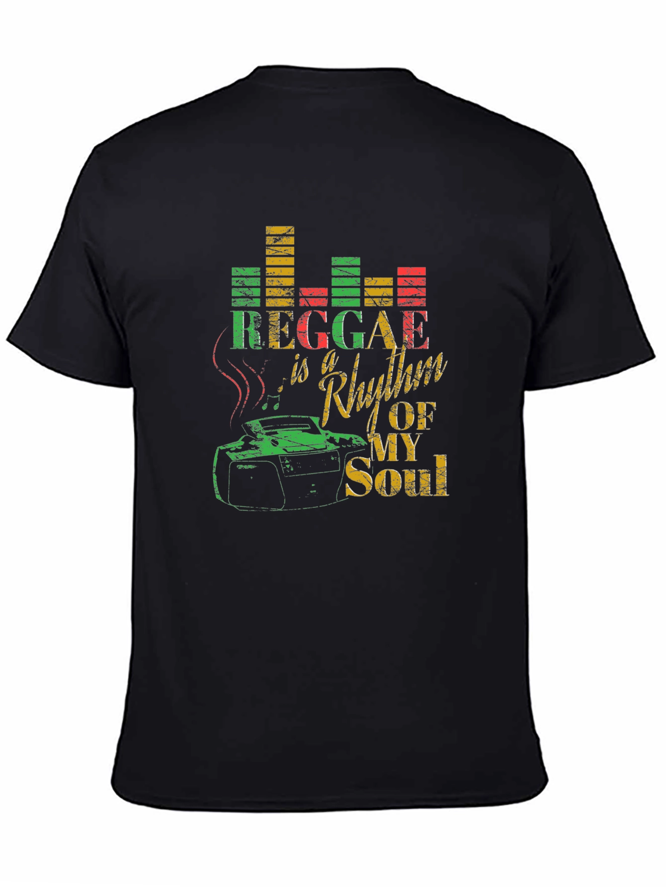 Reggae Rhythm T-Shirt: Music Lovers Tee