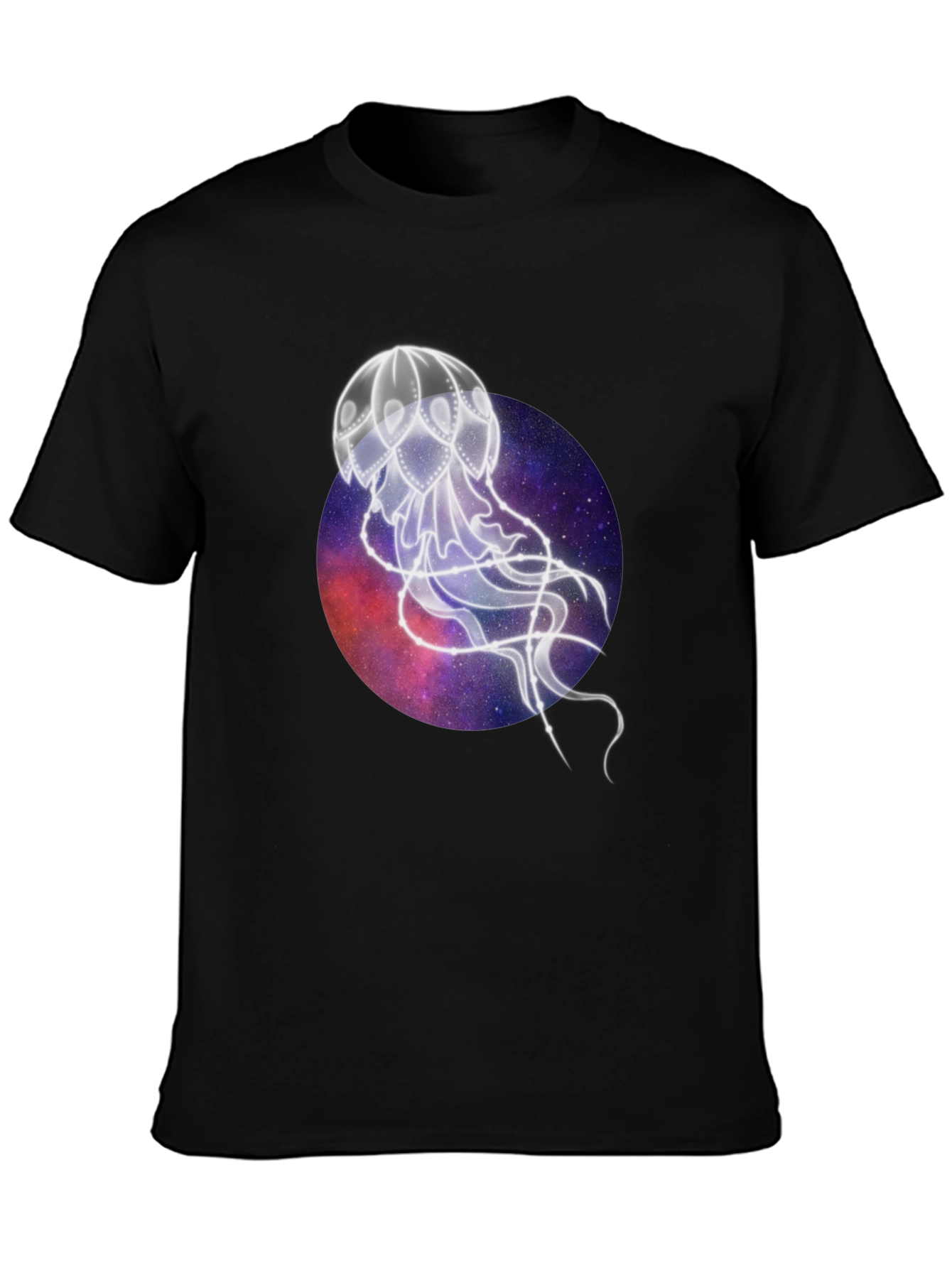 Cosmic Jellyfish Black T-Shirt