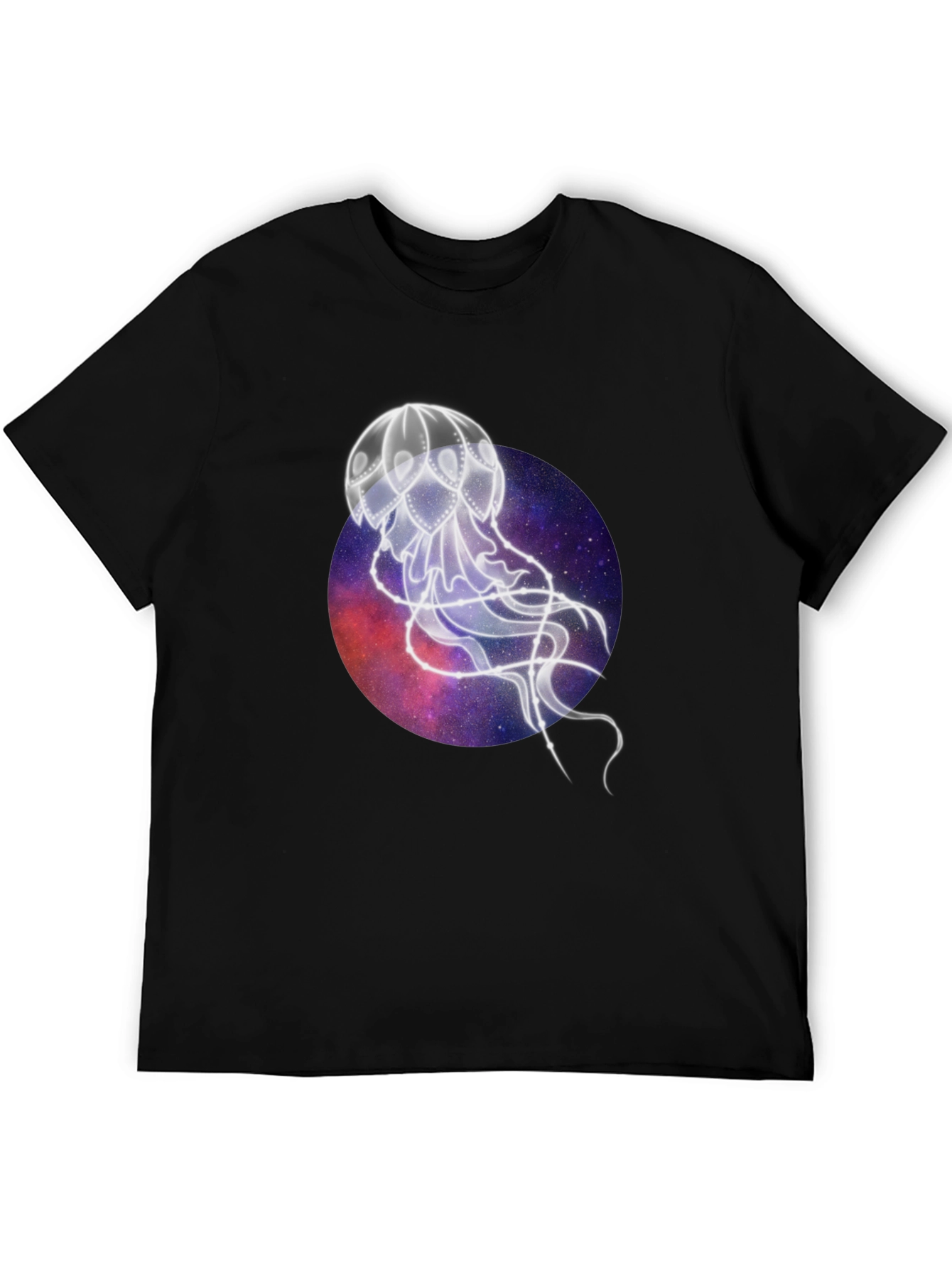 Cosmic Jellyfish Black T-Shirt