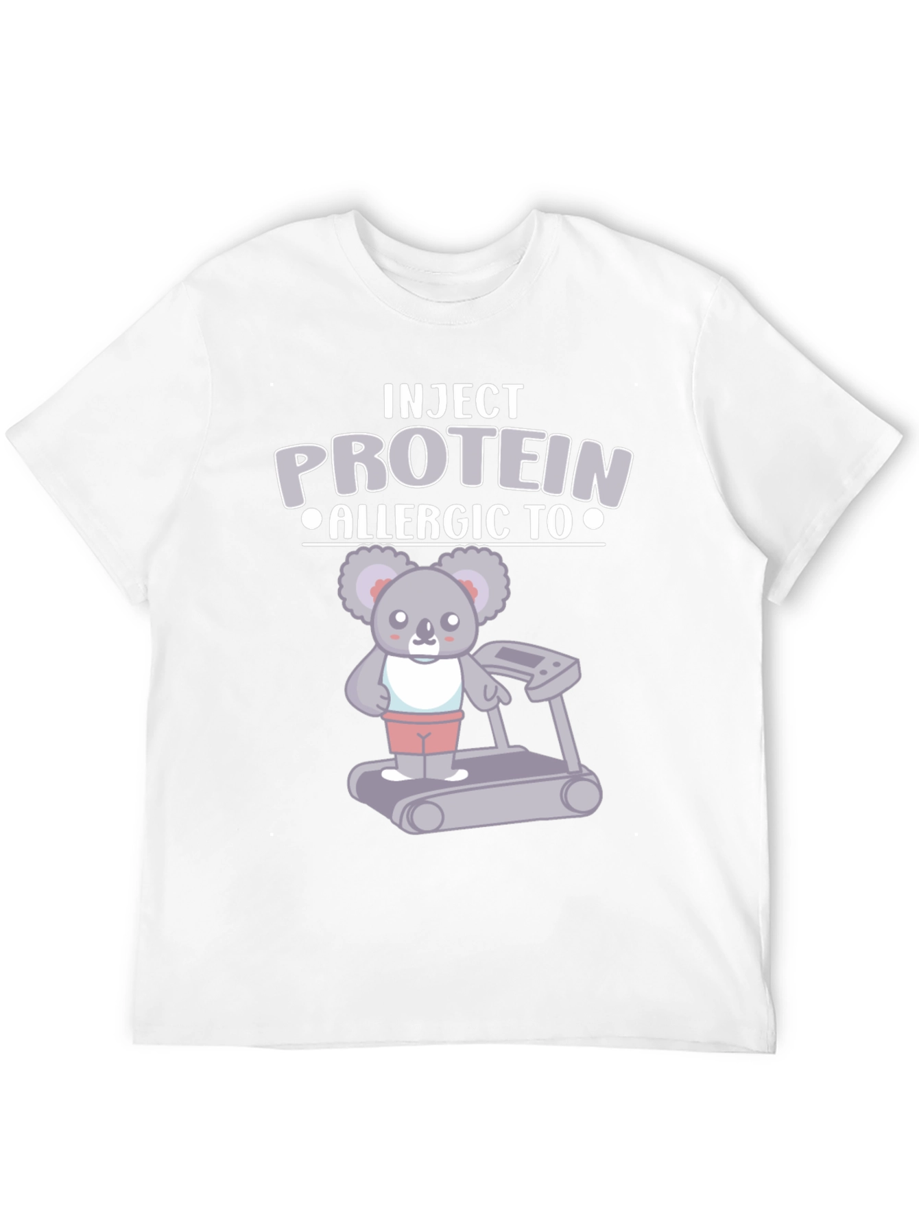 Inject Protein Allergic To Koala Treadmill T-Shirt
