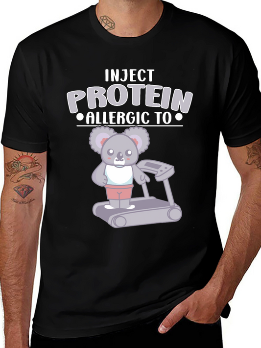 Inject Protein Allergic To Koala Treadmill T-Shirt