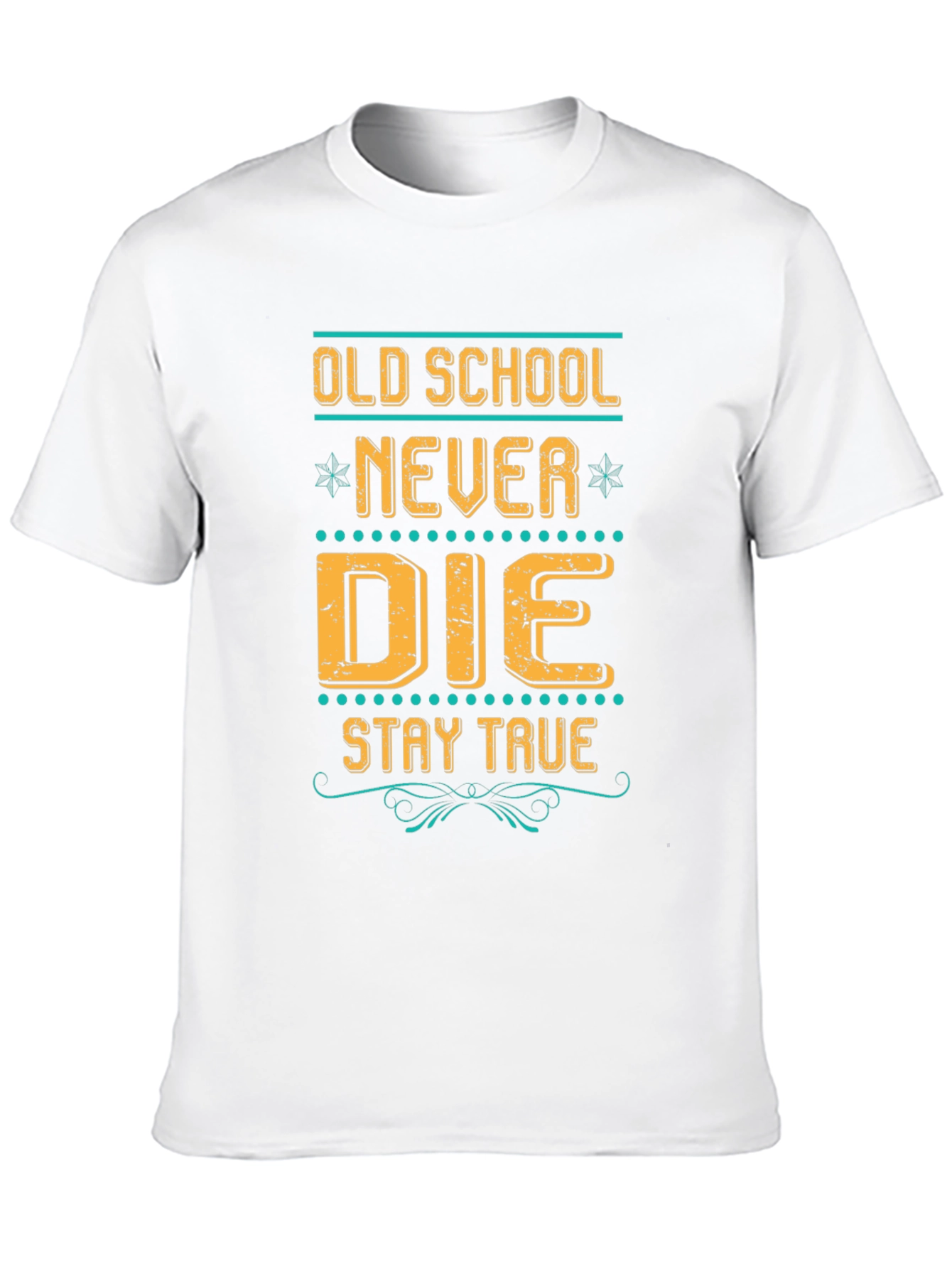 Old School Never Die Graphic T-Shirt