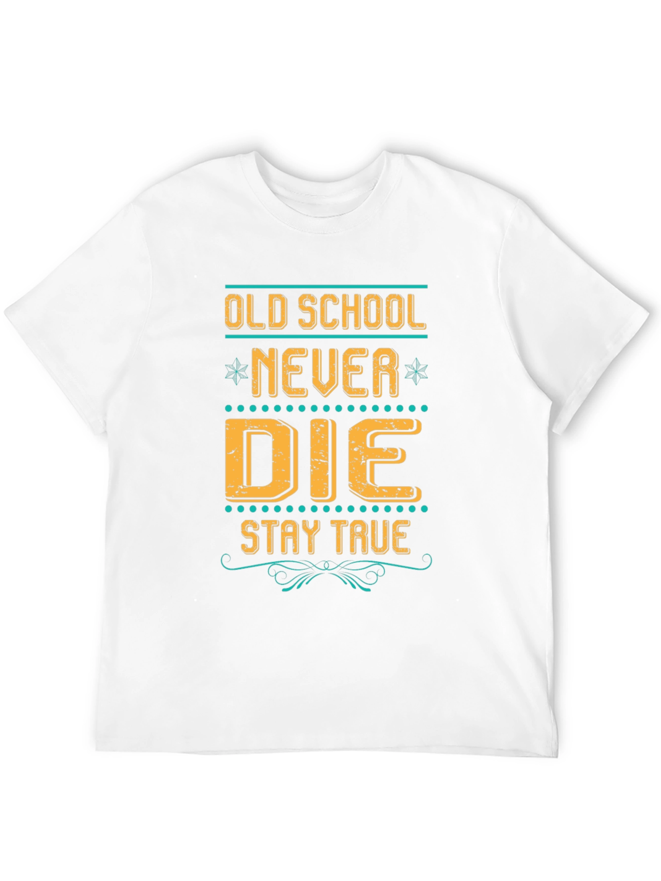 Old School Never Die Graphic T-Shirt