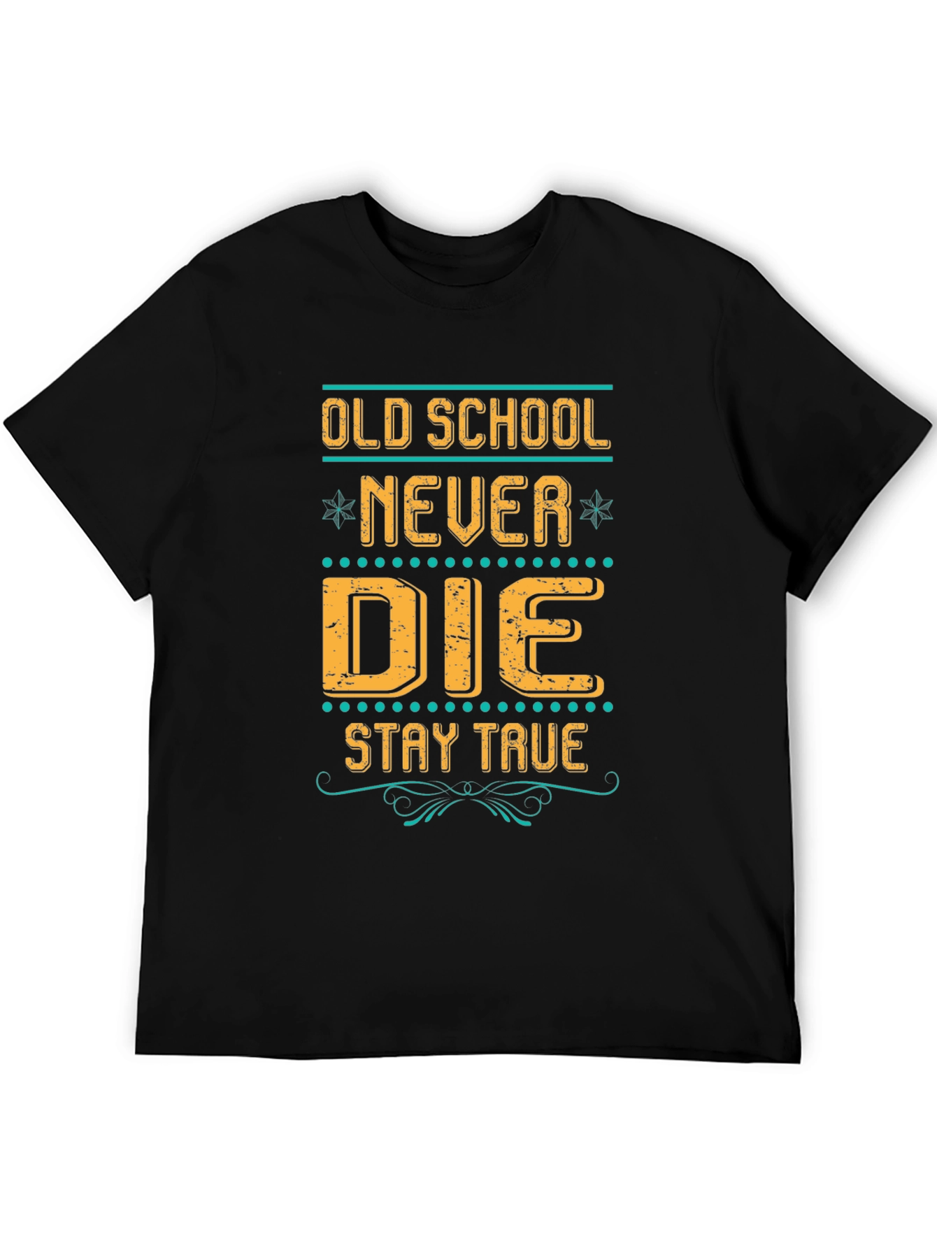 Old School Never Die Graphic T-Shirt