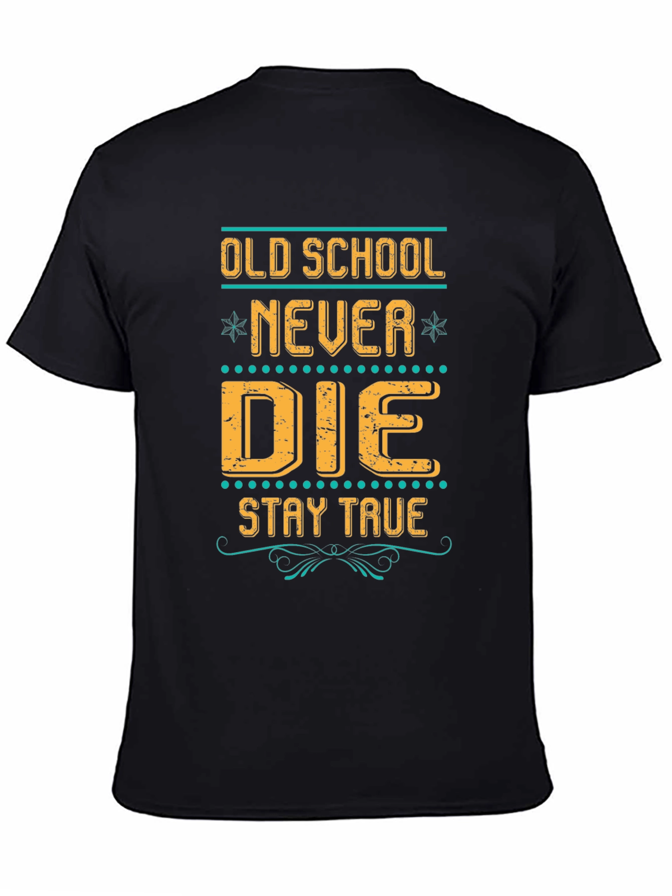 Old School Never Die Graphic T-Shirt