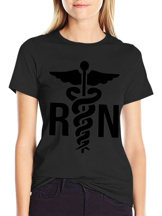 RN Caduceus T-Shirt - Registered Nurse Appreciation Tee