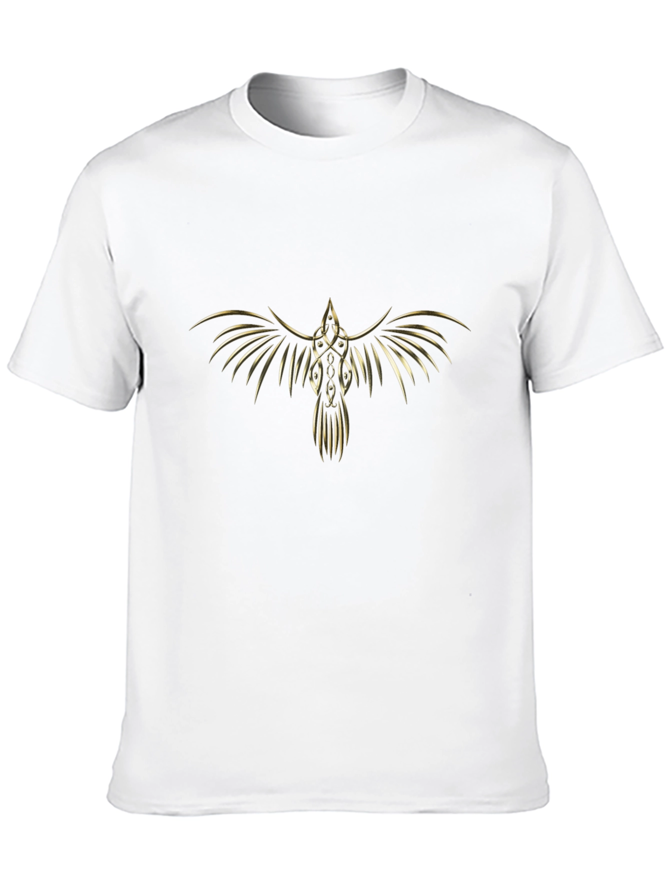 Raven Graphic T-Shirt - Stylish Black Tee
