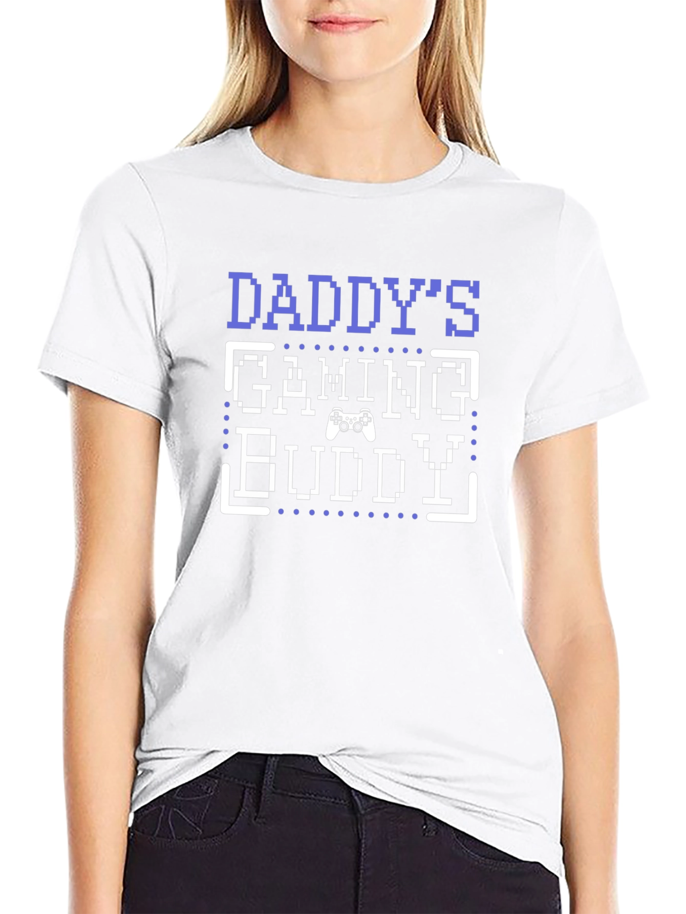 Daddys Gaming Buddy T-Shirt - Gamer Dad Tee