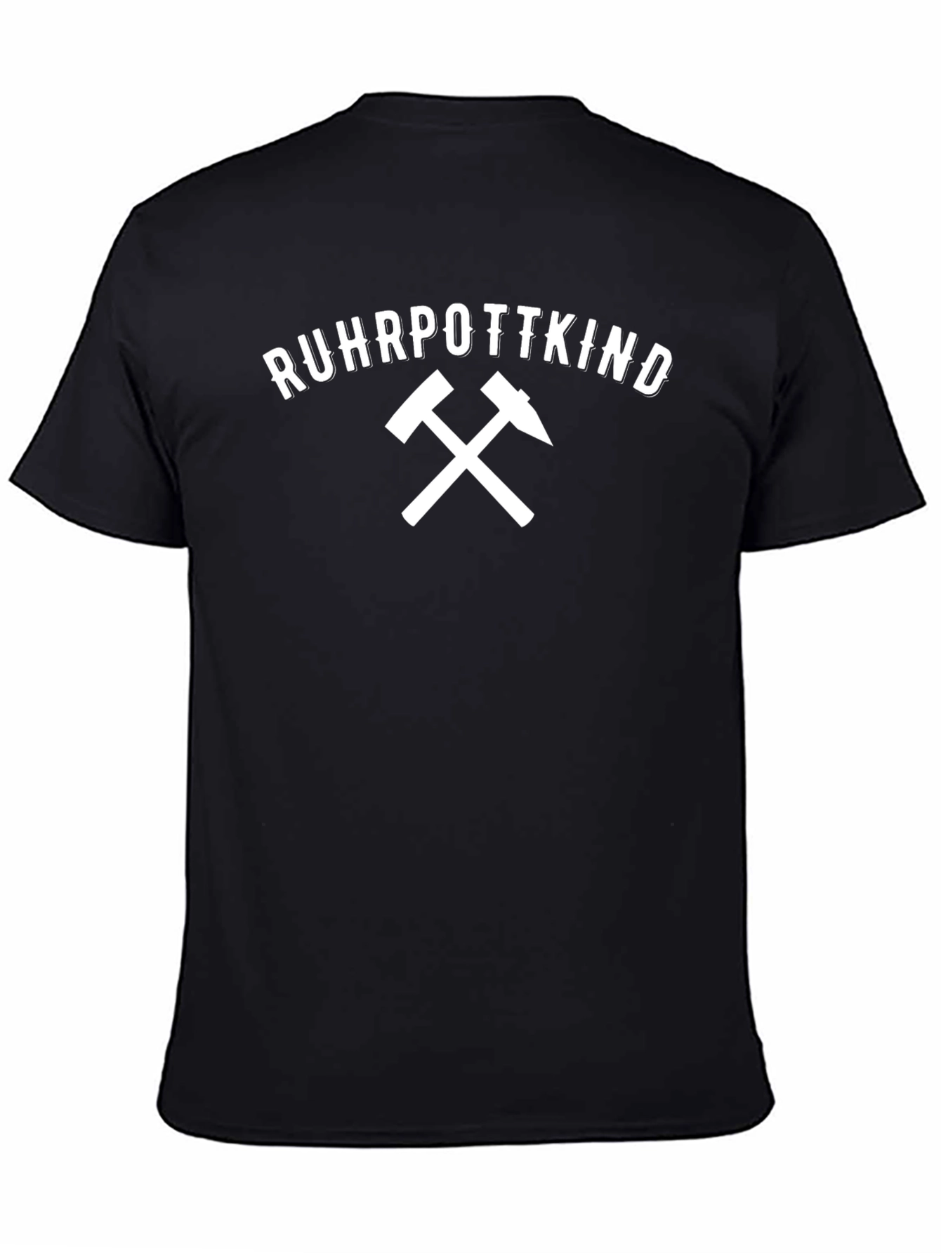 Ruhrpottkind Graphic Tee - Black Cotton Shirt