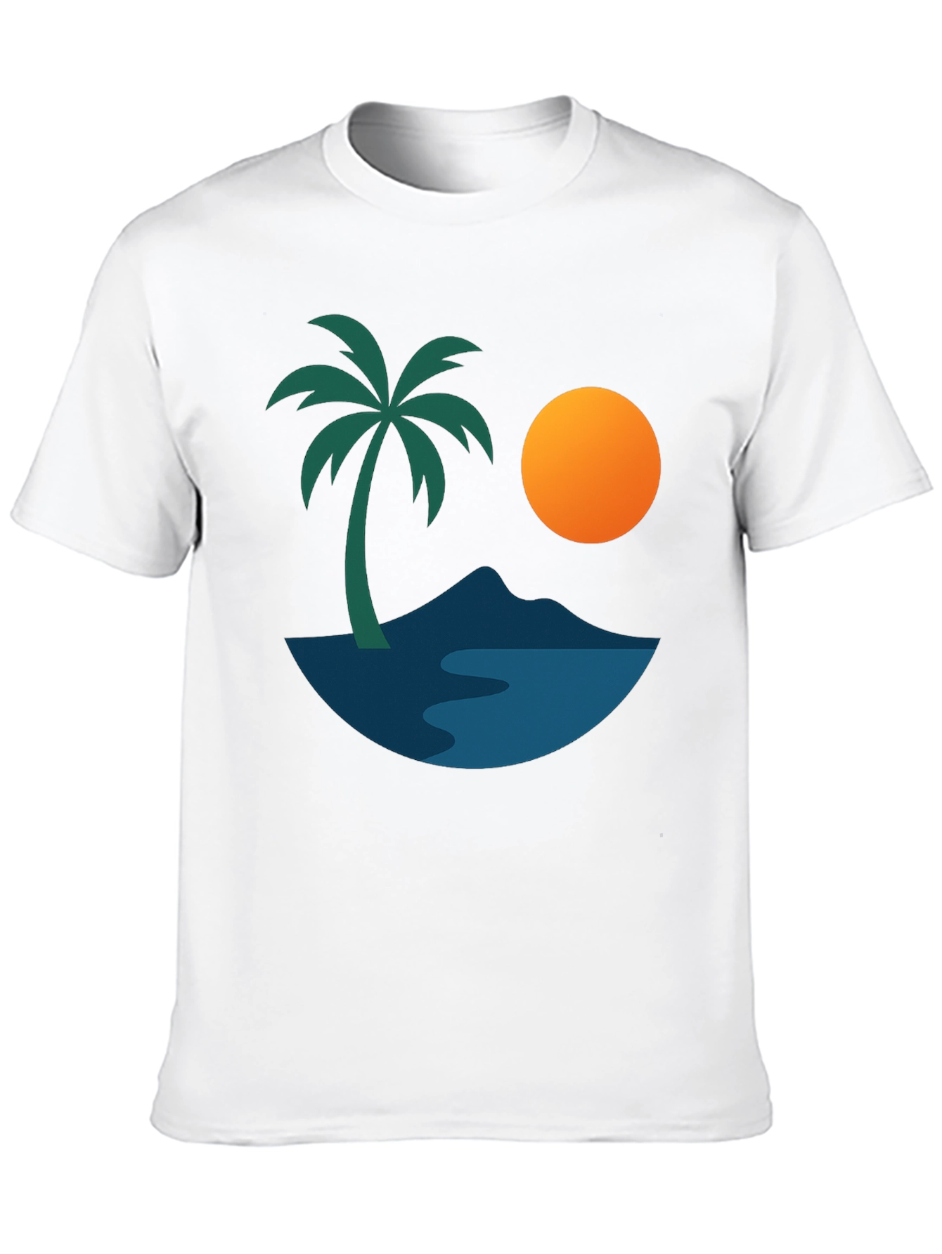 Island Getaway Graphic Tee - Black